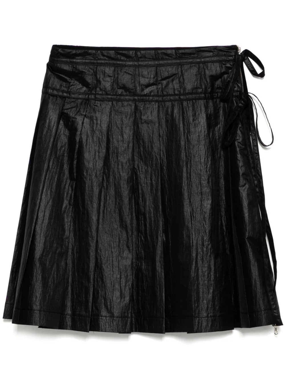 pleated zipper skirt - 1