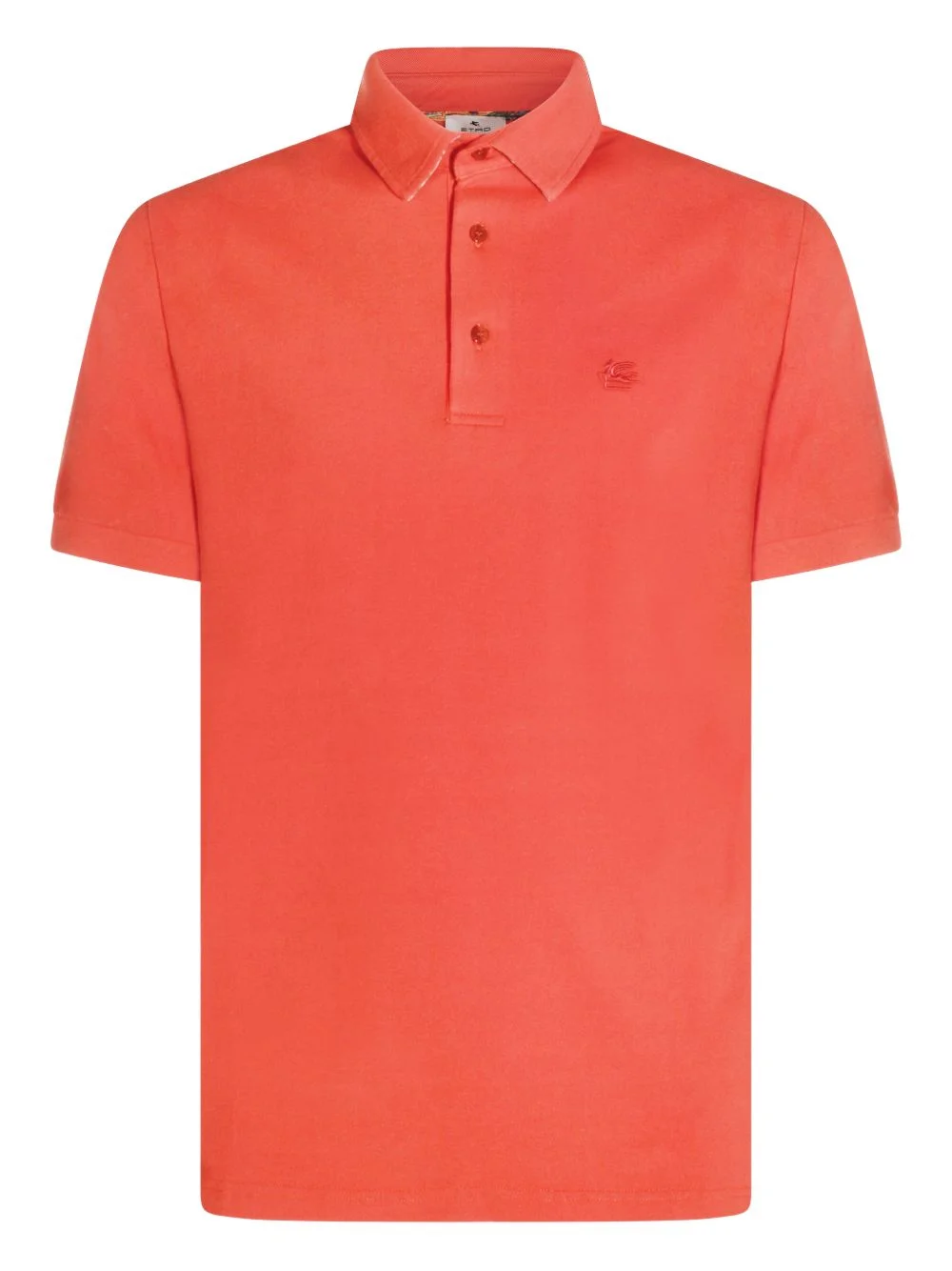 logo-embroidered polo shirt - 1