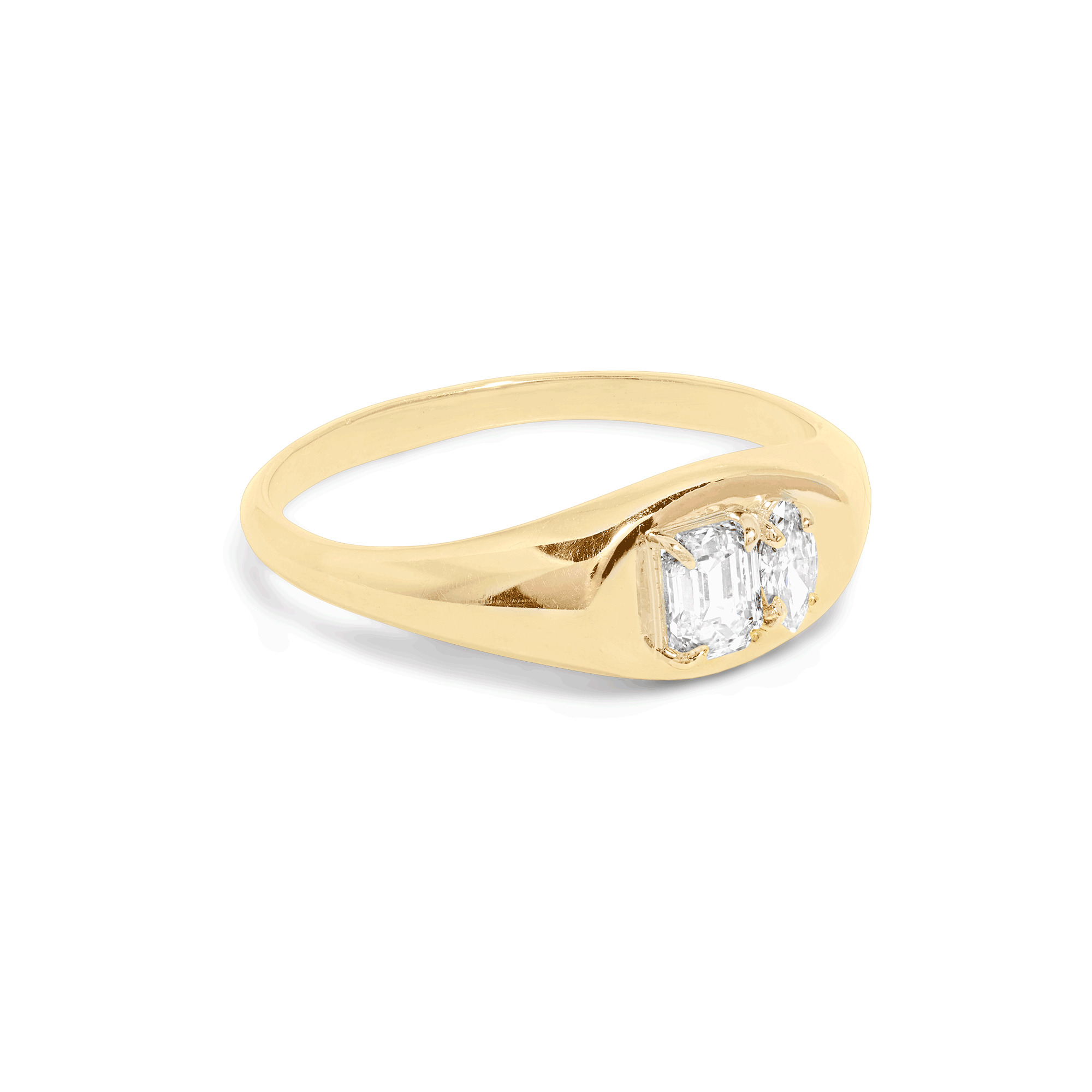 LAB-Created Diamond Soiree Signet - 3