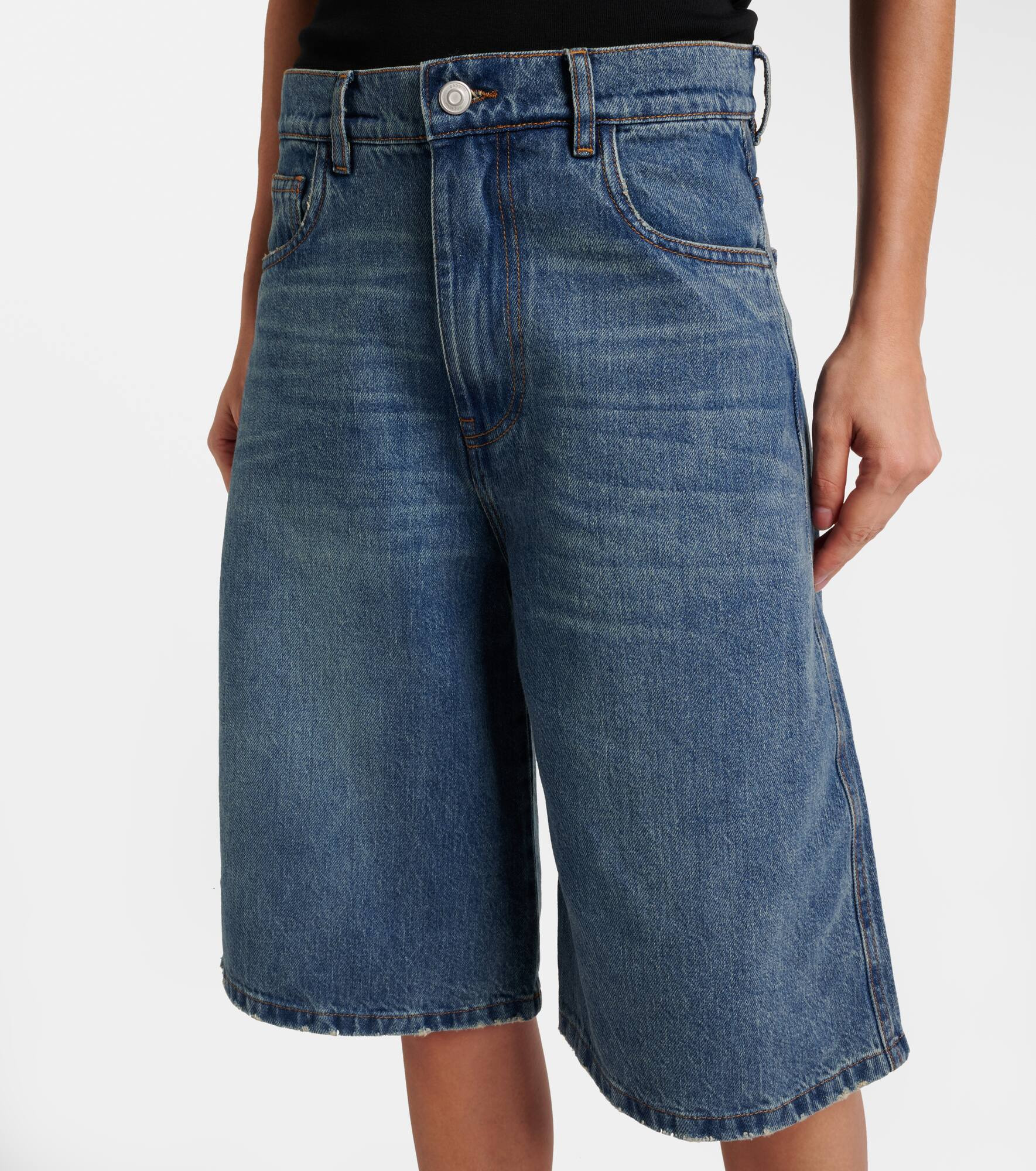 Denim Bermuda shorts - 4