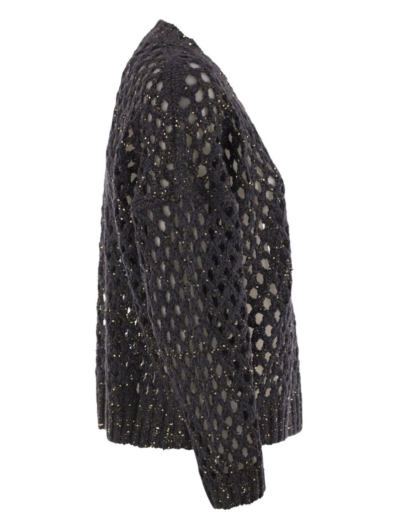 Brunello Cucinelli sequin-embellishment sweater outlook