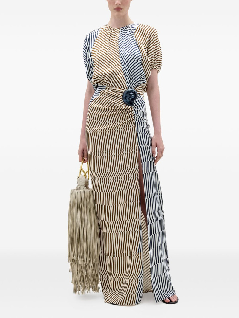 SILVIA TCHERASSI Kala striped maxi dress outlook