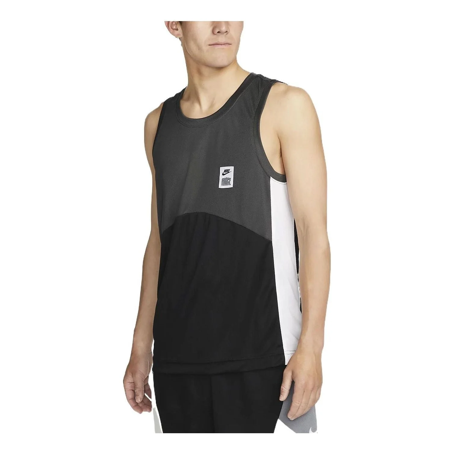 Nike Dri-fit Starting 5 Basketball Jersey 'Black Grey' DQ5829-070 - 1