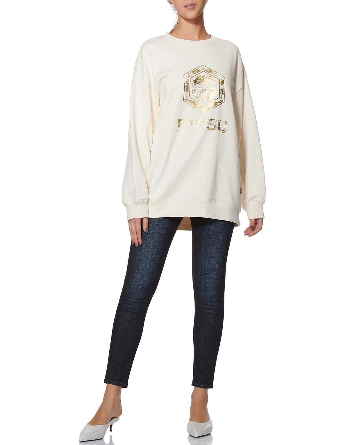KAMON DAICOCK FOIL PRINT TUNIC - 5
