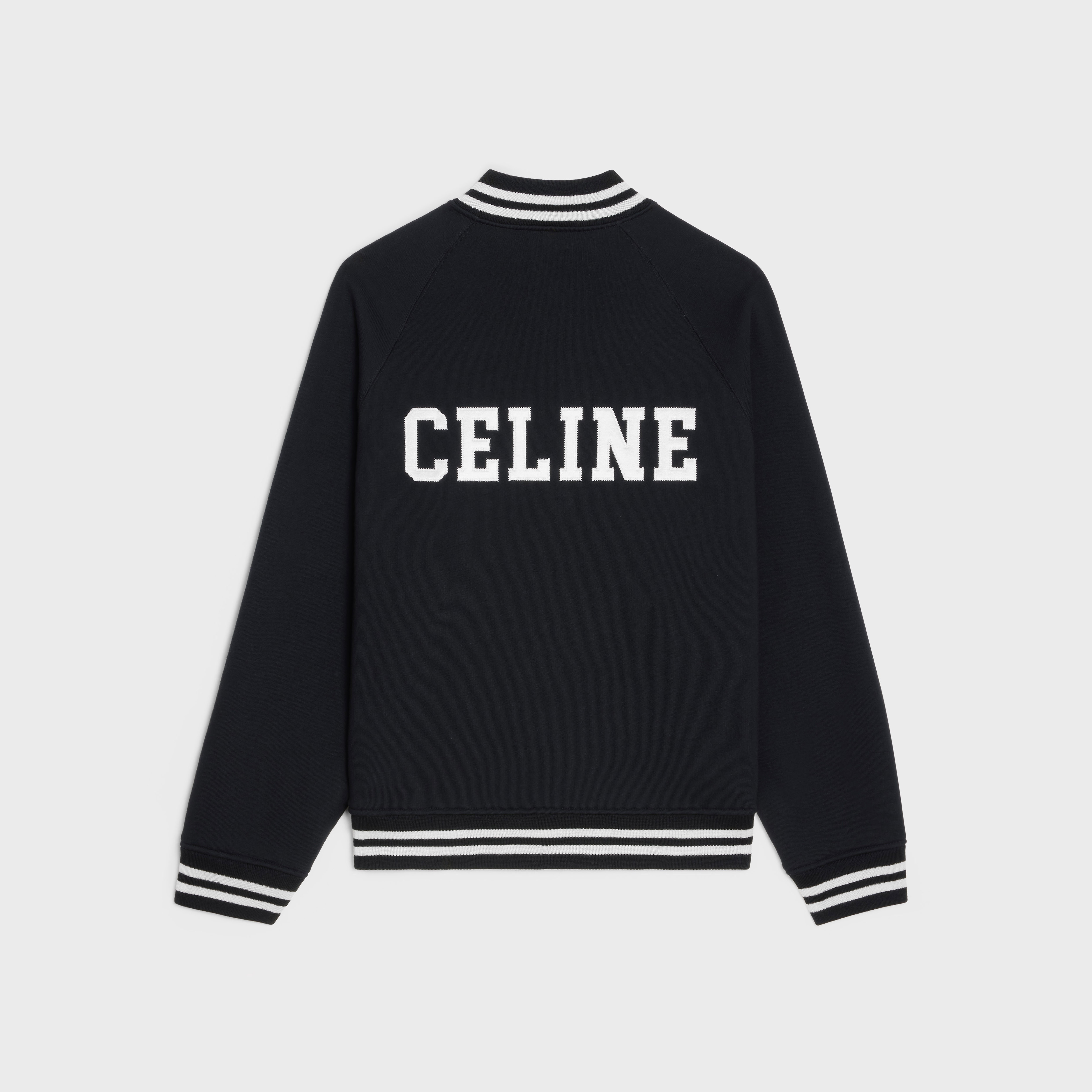 CELINE COLLEGE TEDDY JACKET IN FLEECE - 2