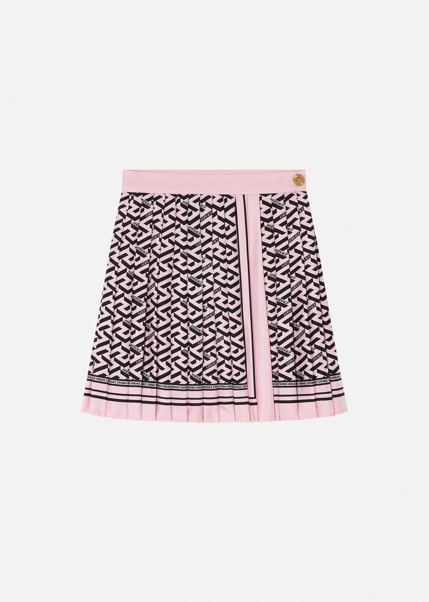 Pleated La Greca Skirt - 1