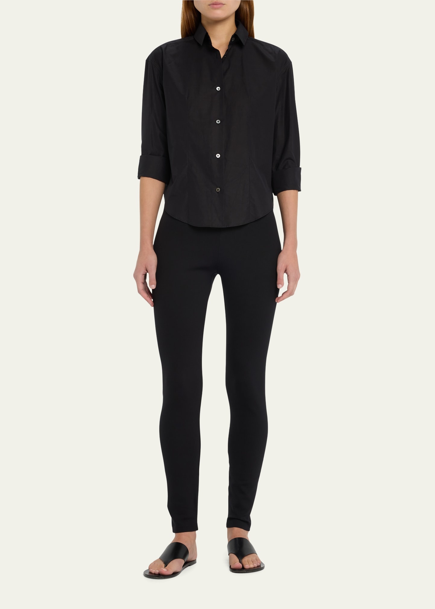 Woolworth Mid-Rise Ankle Leggings - 2