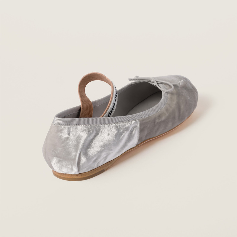 Miu Miu Velvet ballerinas outlook