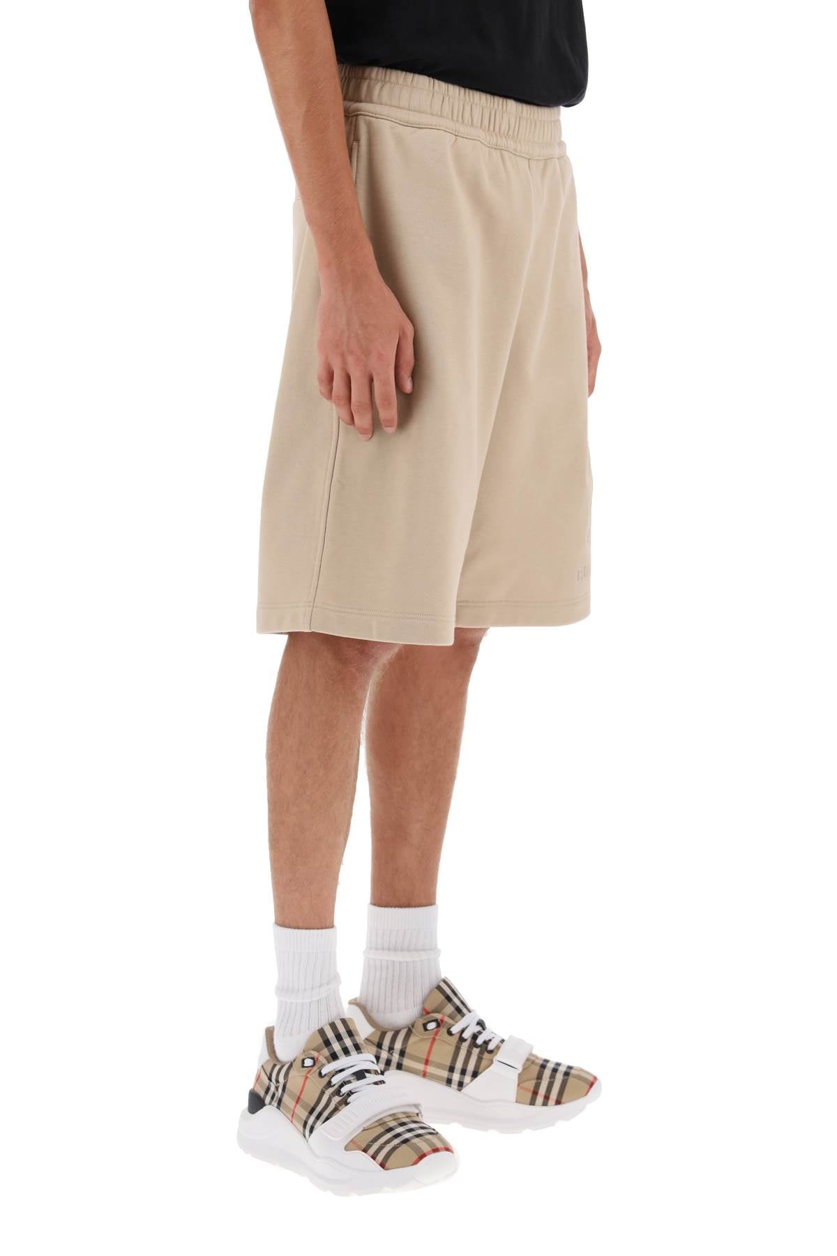 Burberry Taylor Sweatshorts With Embroidered Ekd Men - 2