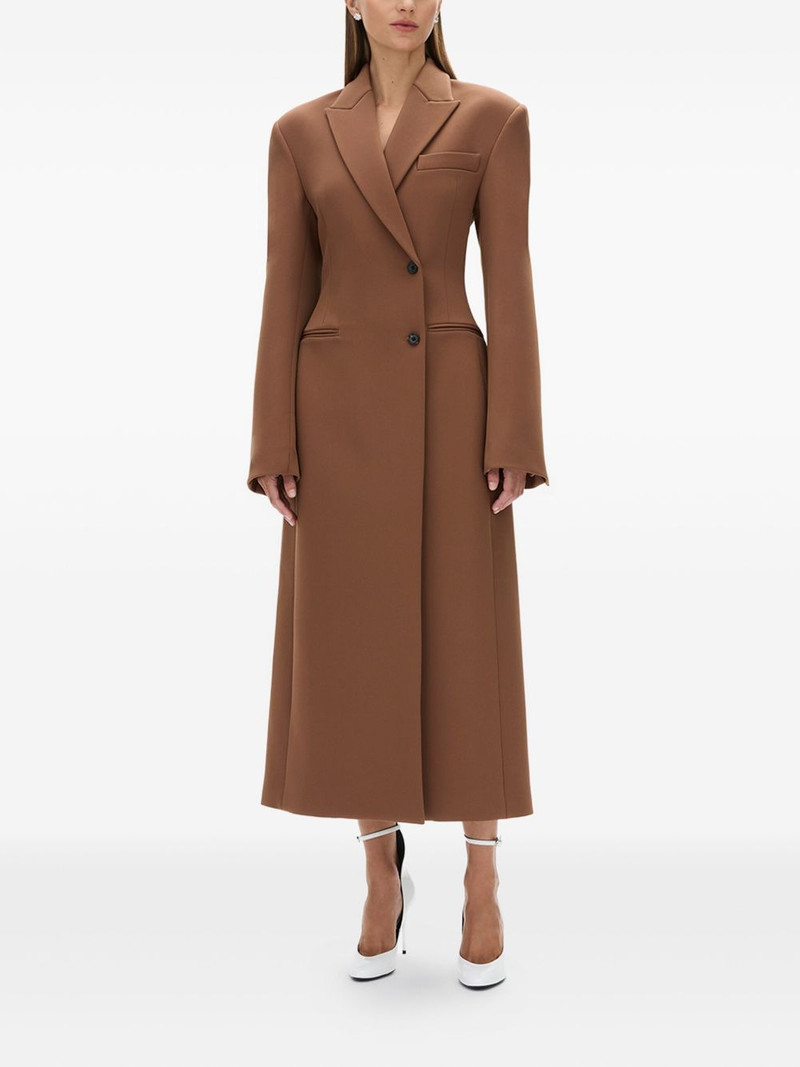 RACHEL GILBERT Sergio padded-shoulder coat outlook