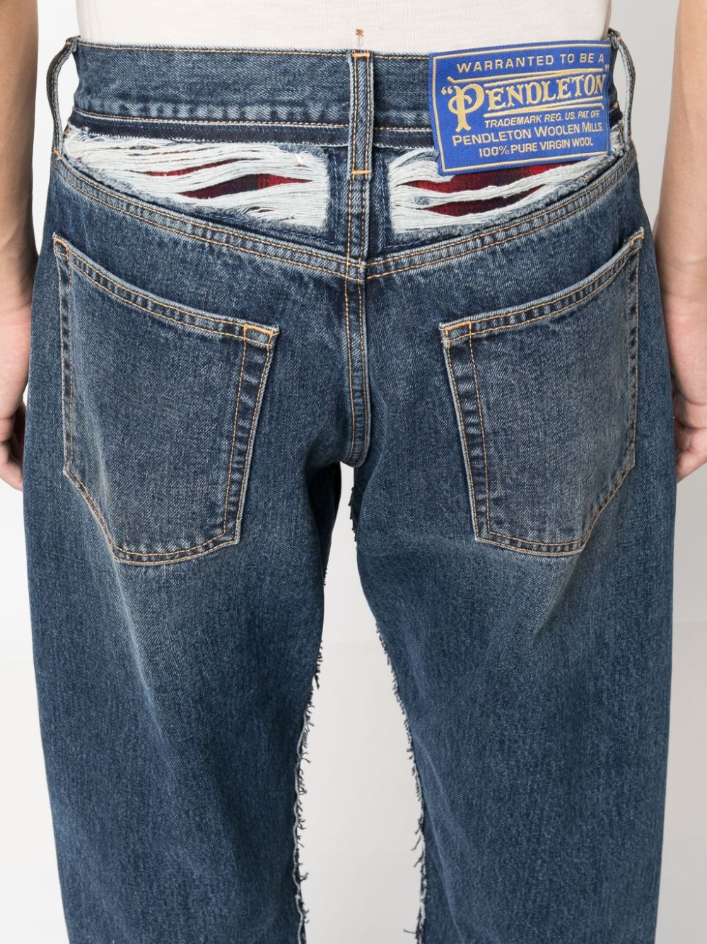 MID-RISE TAPERED-LEG JEANS - 5