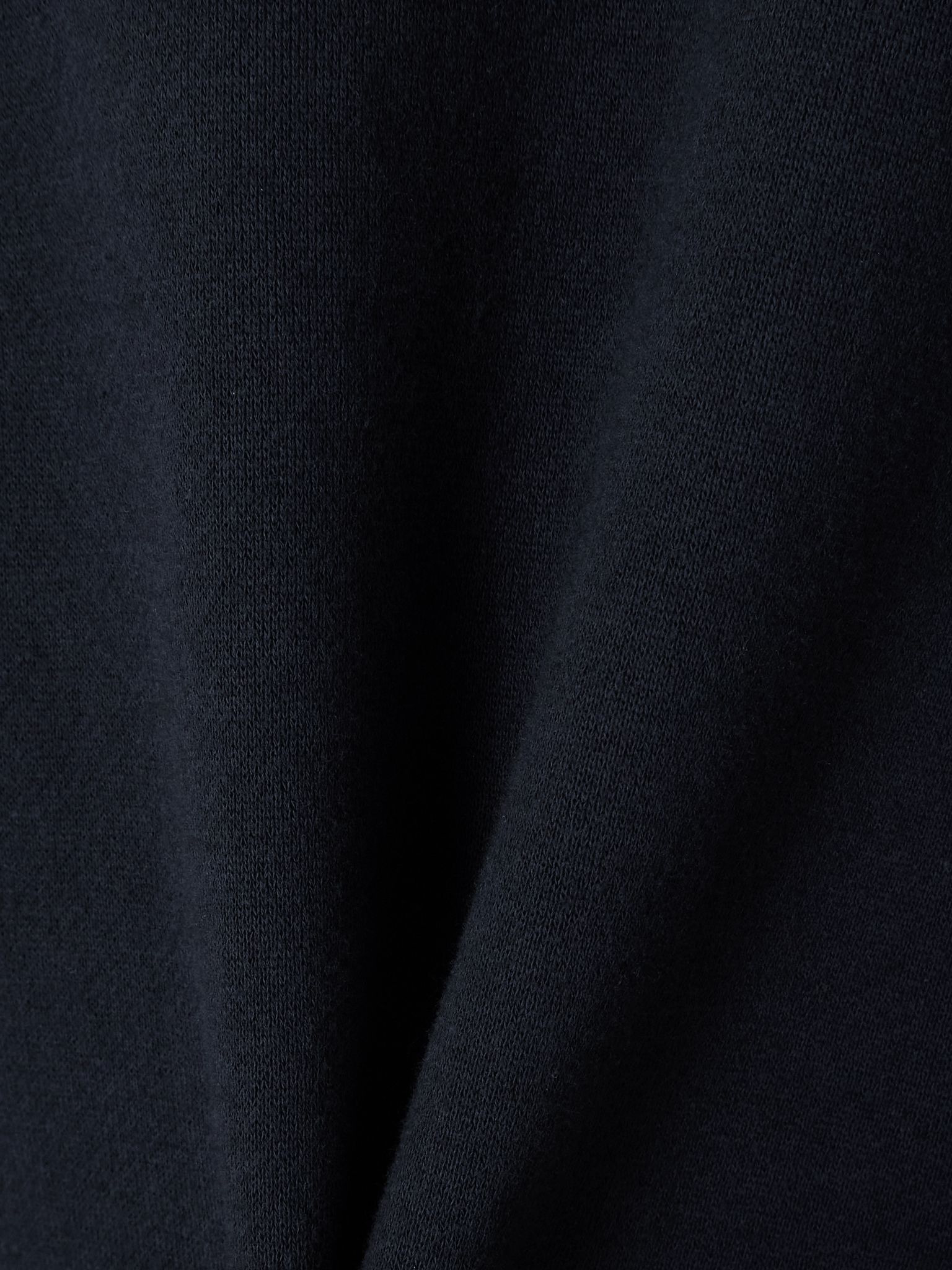 Cotton and cashmere-blend jersey poncho Navy - 4