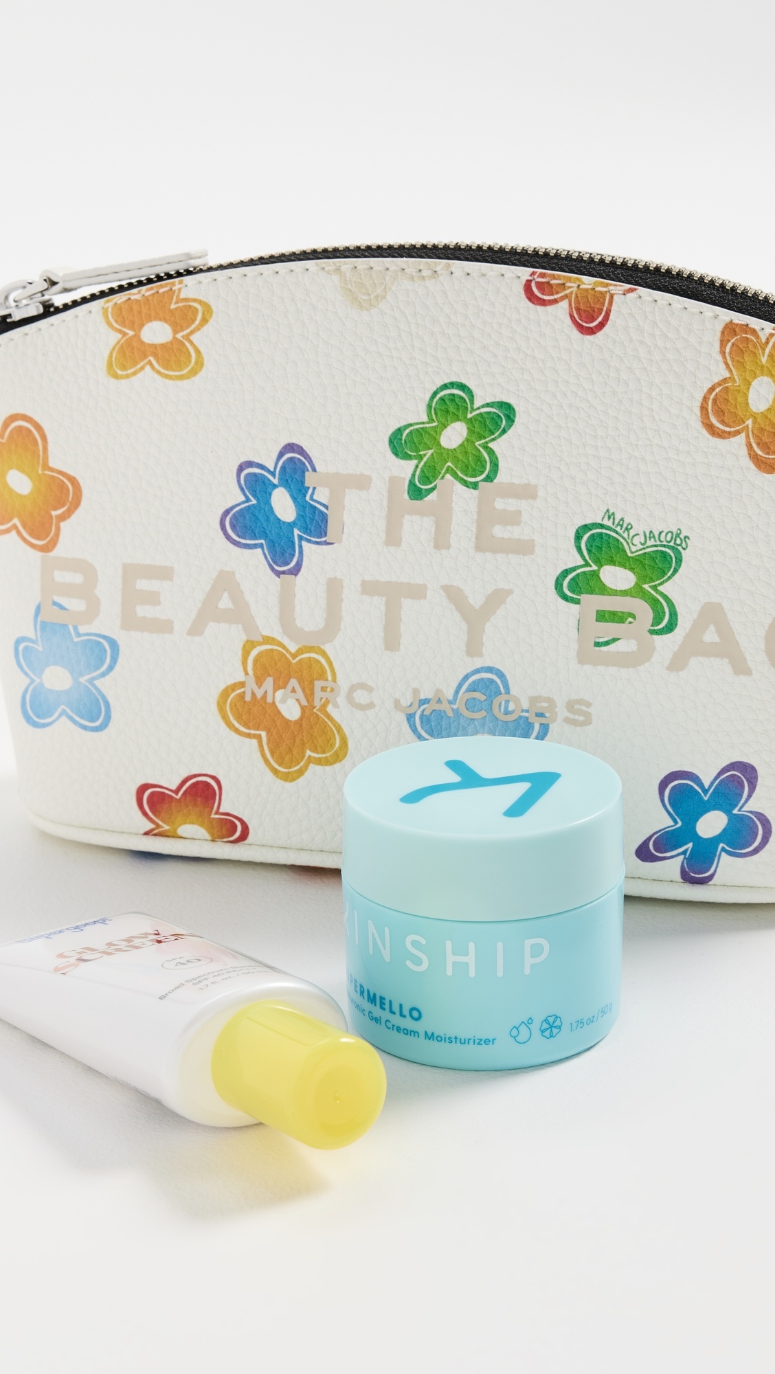 The Wild Daisy Leather Beauty Bag - 3