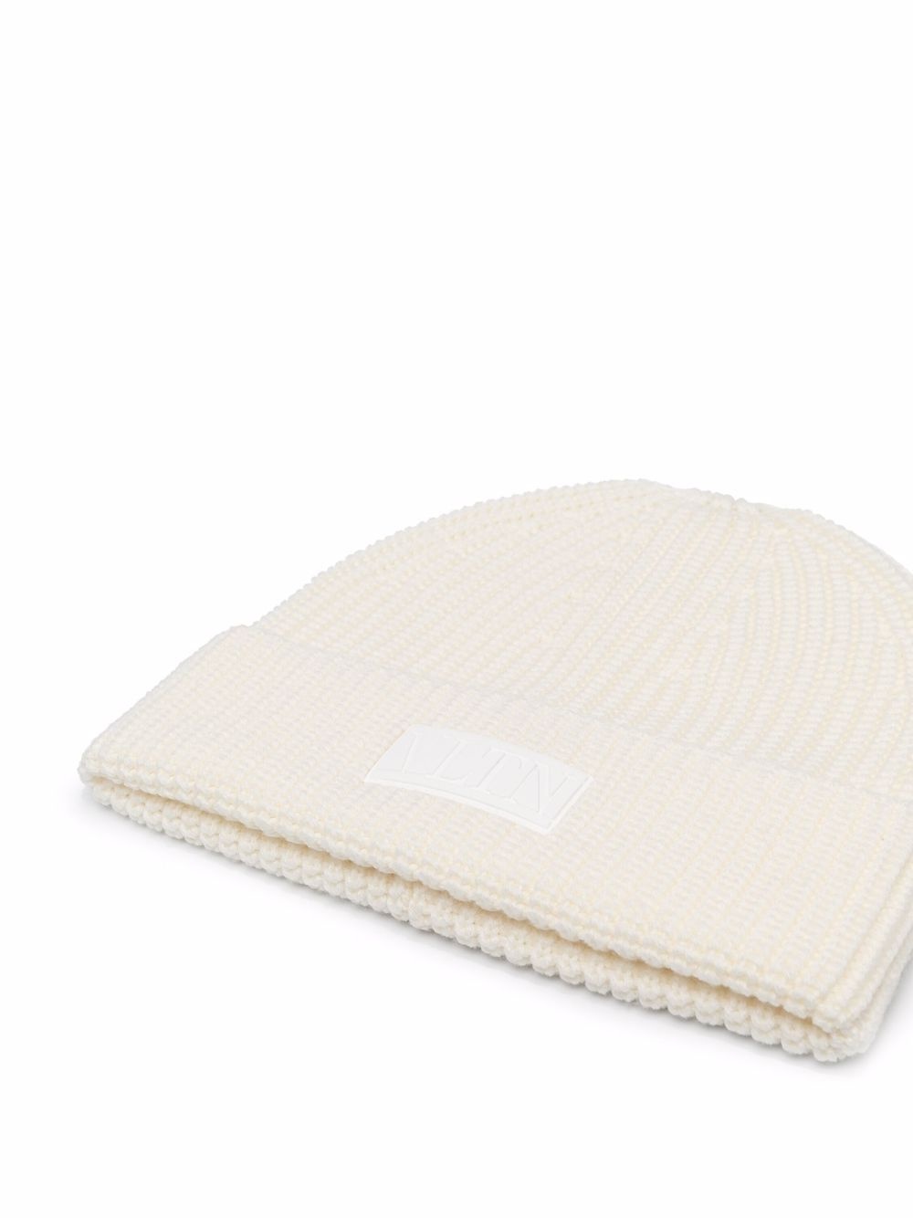 VLTN ribbed-knit beanie hat - 2