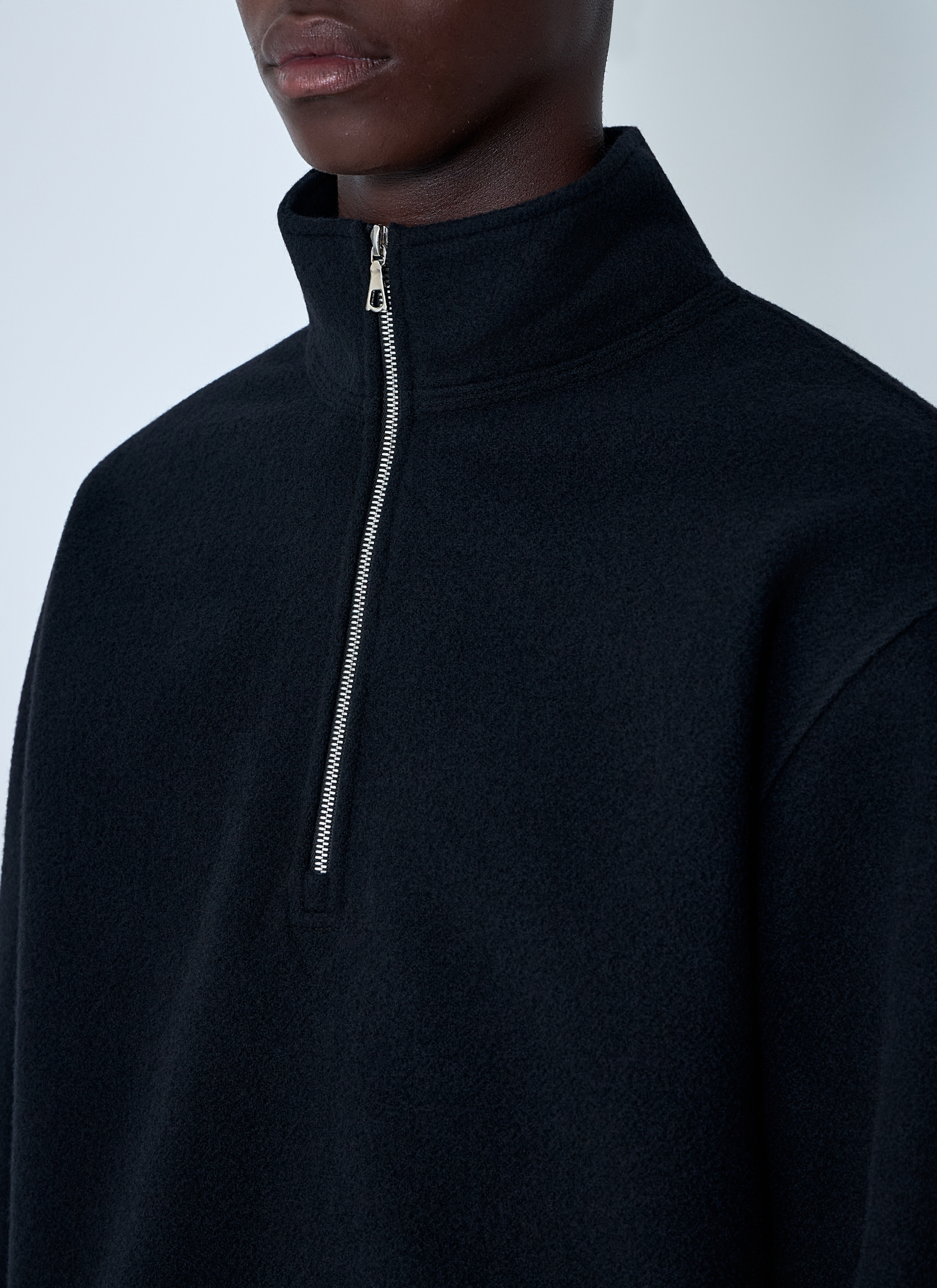 Zip-Up Fleece Sweatshirt - 5