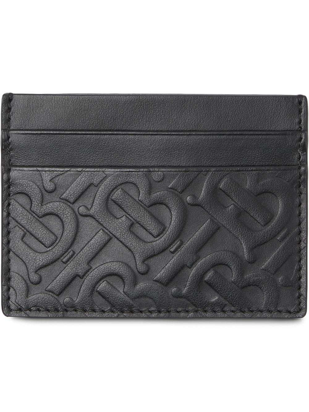 Monogram Leather Card Case - 1