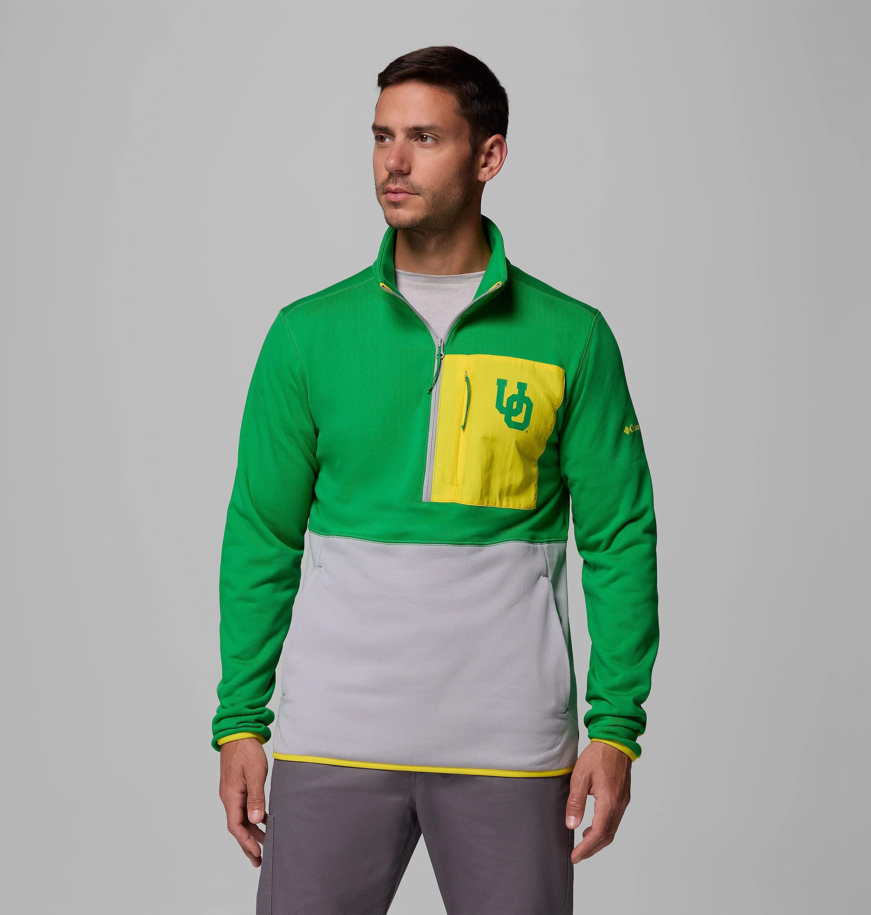 Men's Collegiate Columbia Hike Half Zip Jacket - 1