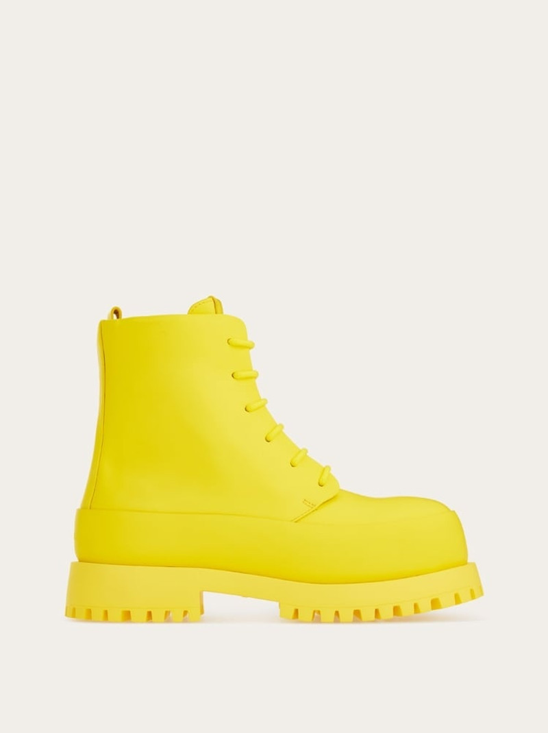 COMBAT BOOTS WITH ROUNDED TOE 1