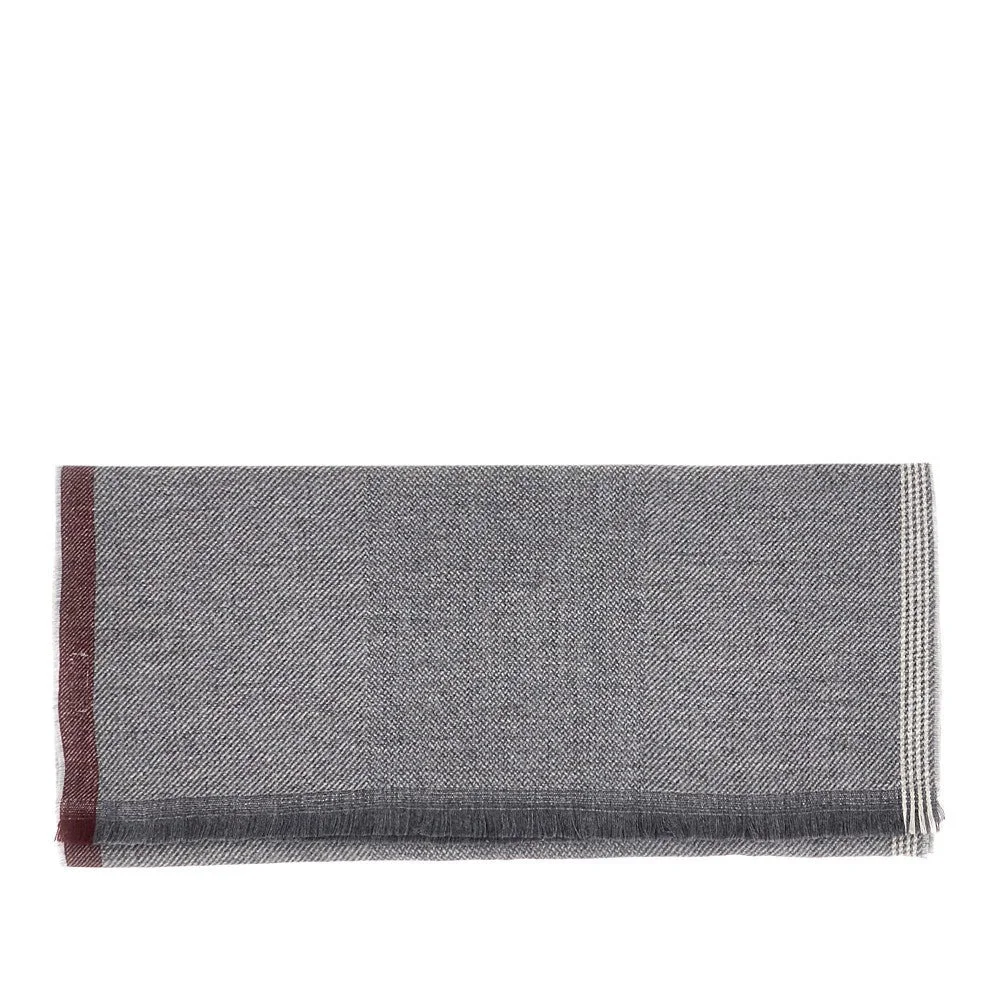 Brunello Cucinelli Men Cashmere And Wool Scarf - 1