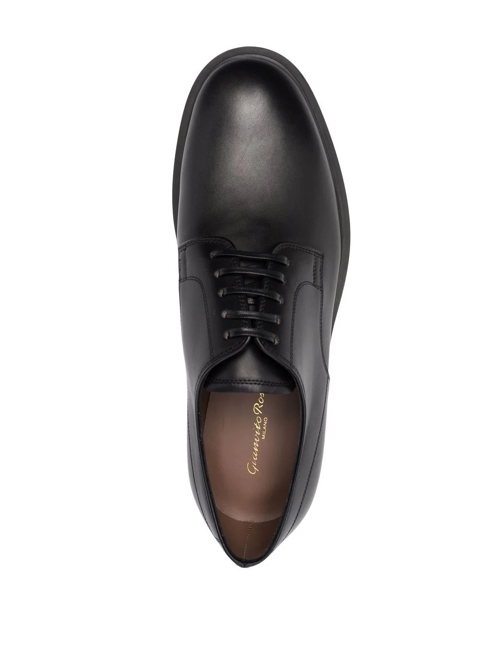 round toe derby shoes - 4