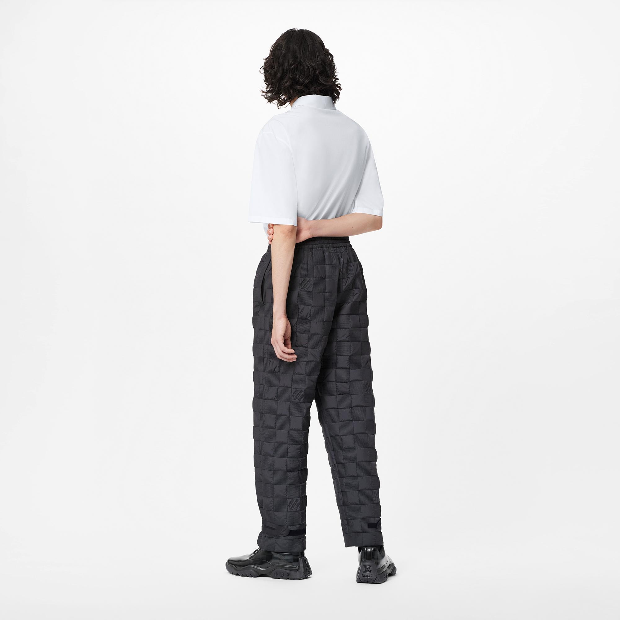 Quilted Damier Pants - 4