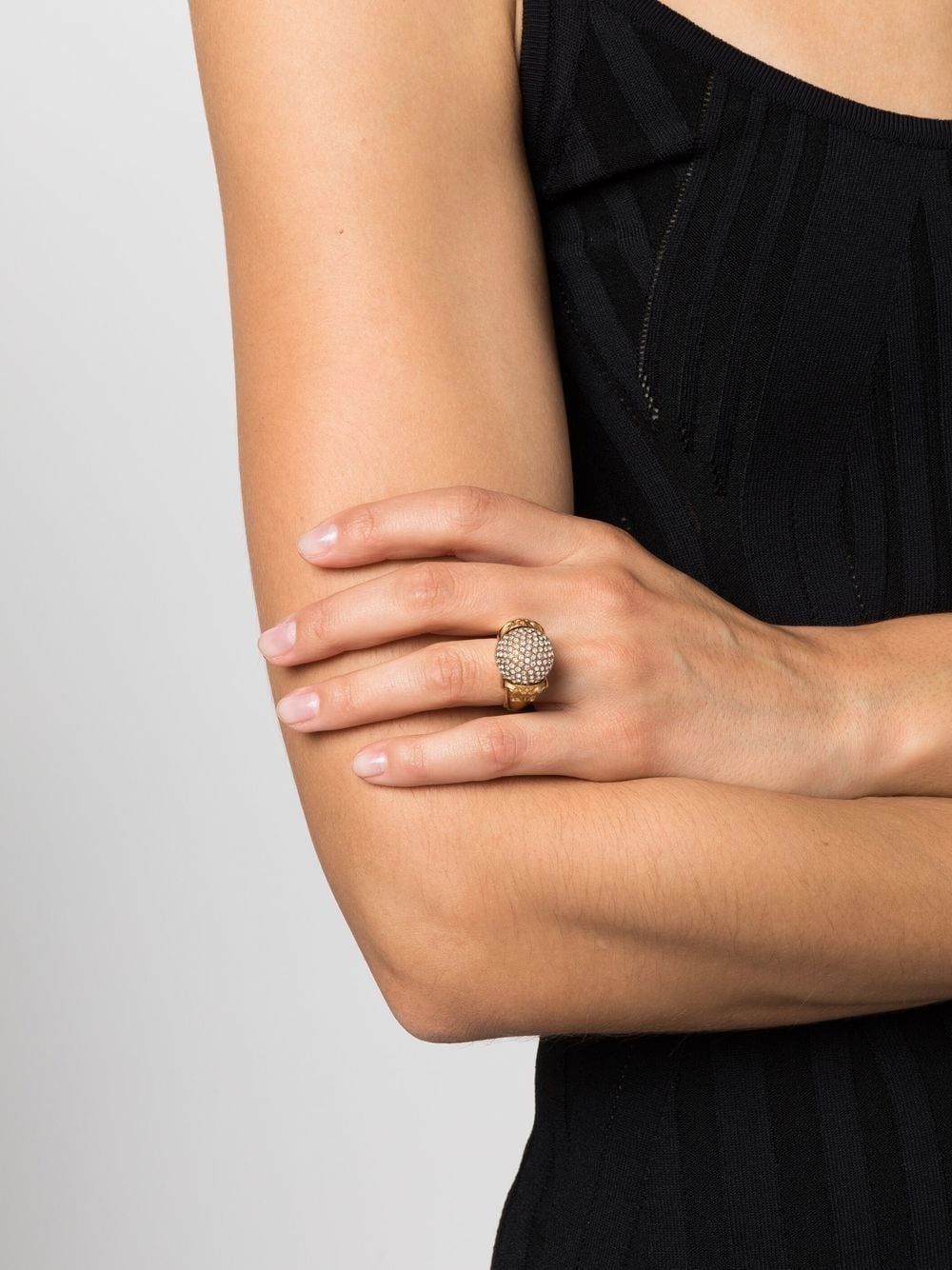 Versace Women Ring With Crystals - 3