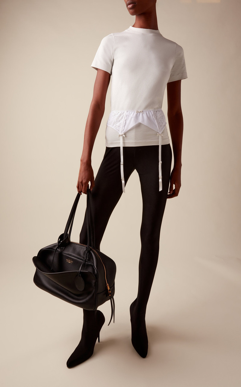 BALENCIAGA Lingerie Stretch-Jersey T-Shirt white outlook