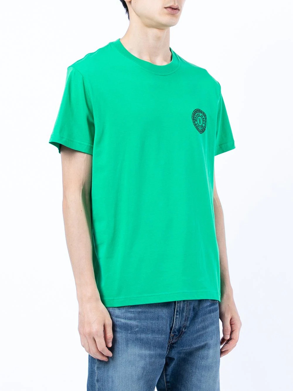 embroidered logo cotton T-shirt - 3