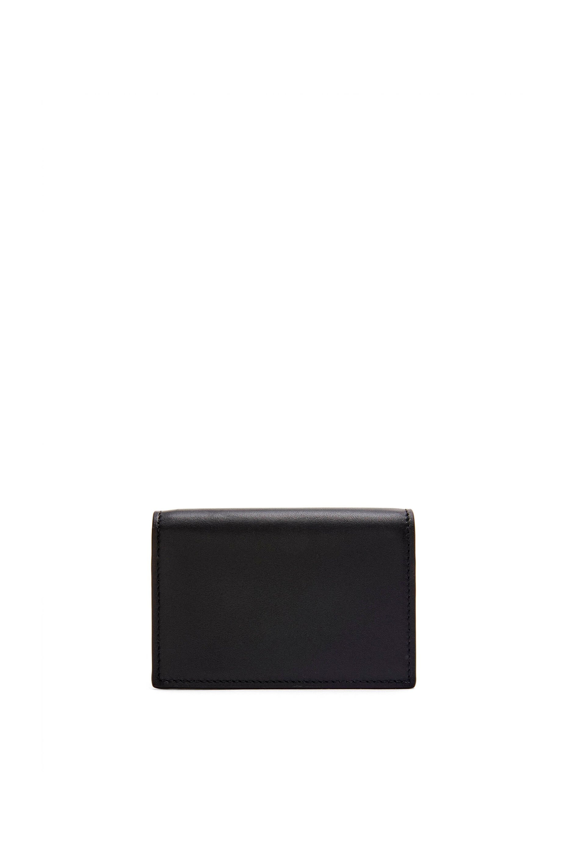 Slim bifold cardholder in shiny nappa calfskin - 4