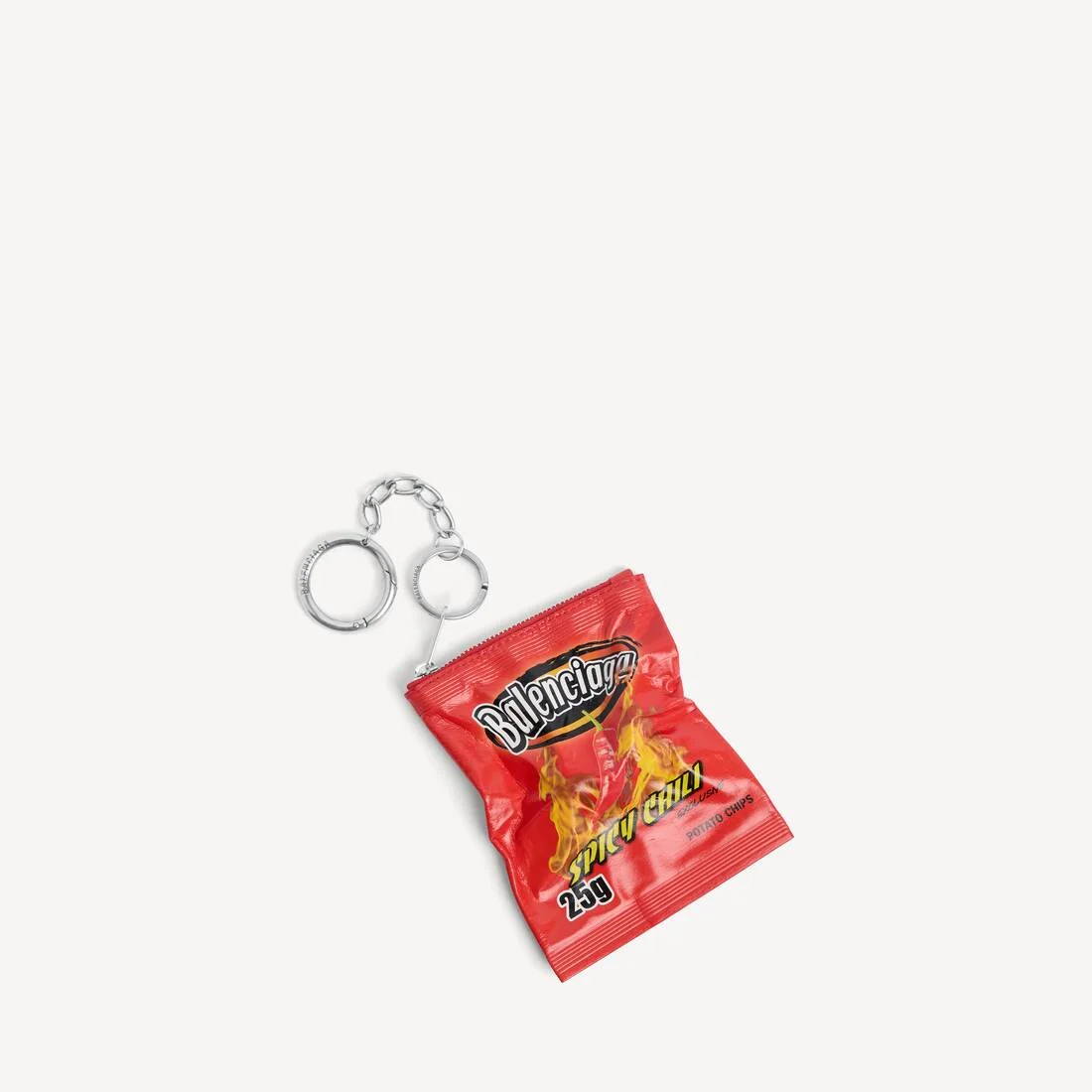 Charm/keychain Chips in Red - 1