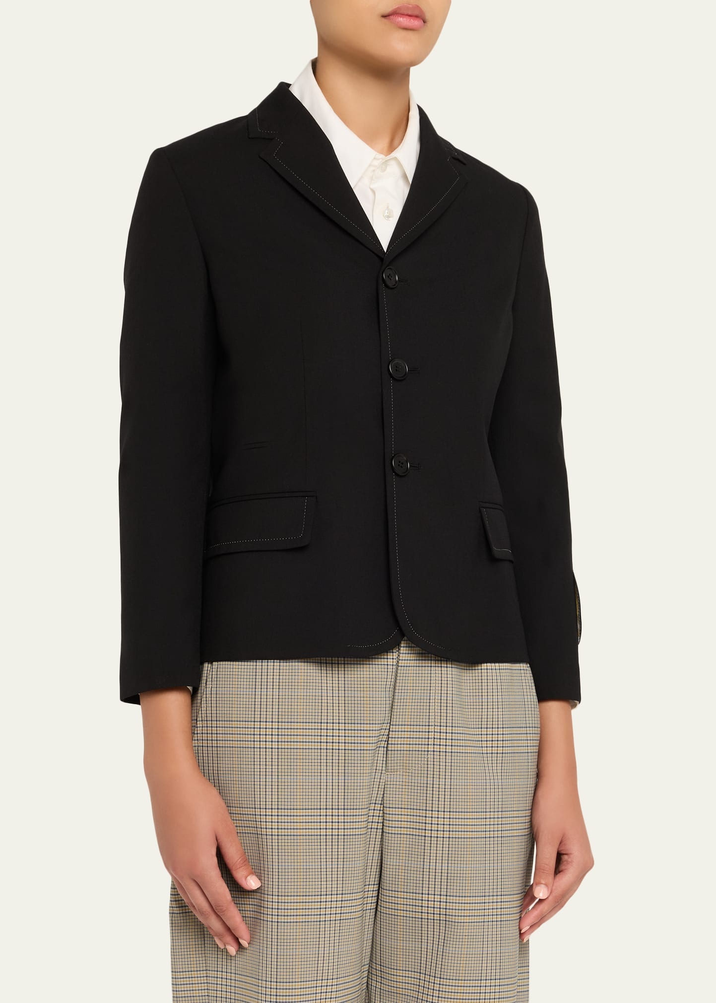 Single-Breasted Baby Simple Chest Jacket - 4