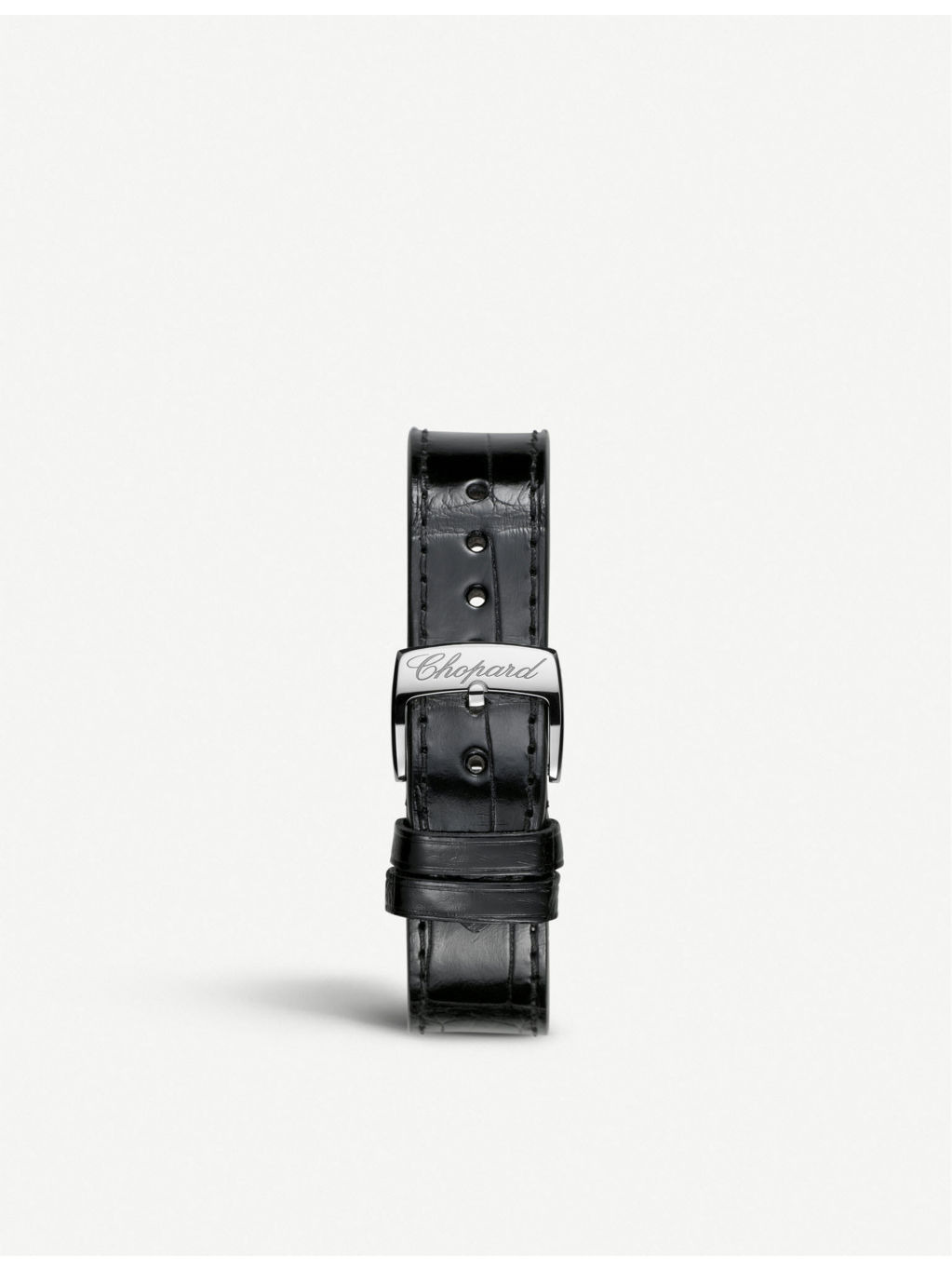 278559-3003 Happy Sport medium automatic stainless steel, diamond and alligator-embossed leather wat - 5