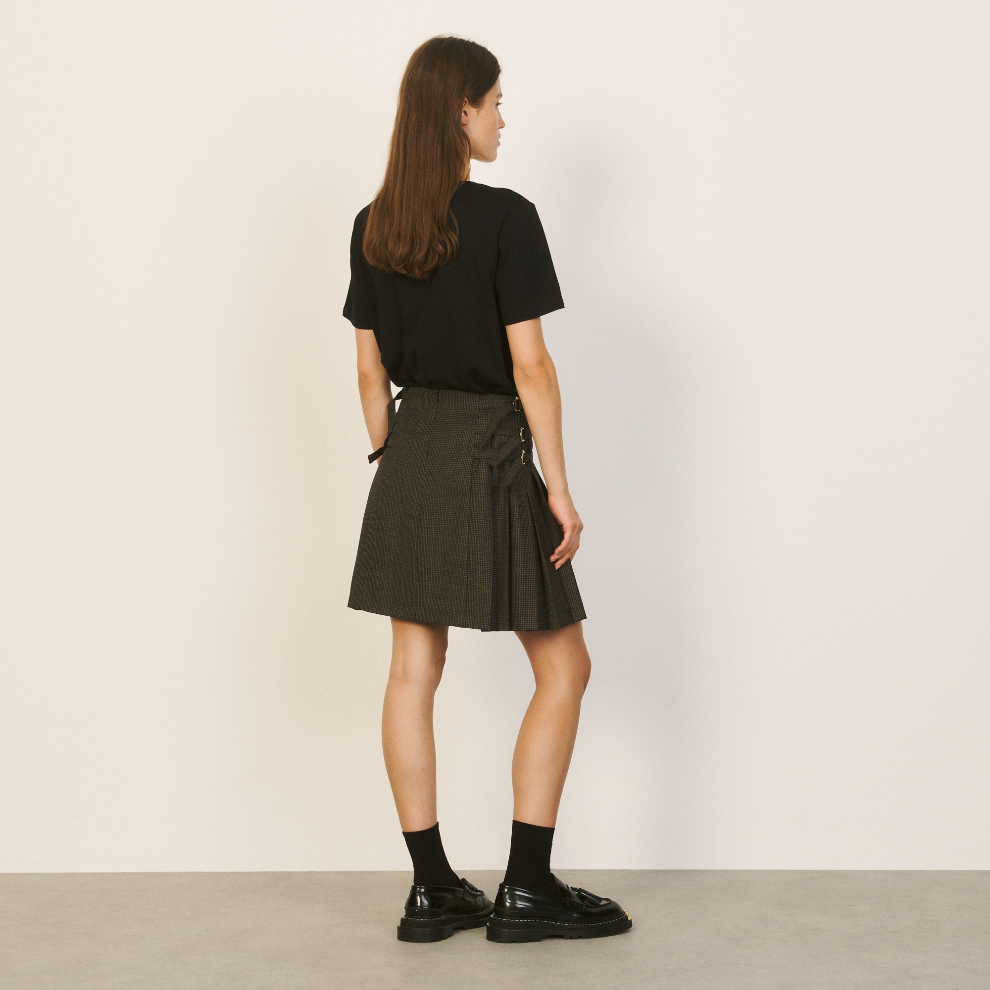 Short pleated skirt - 2