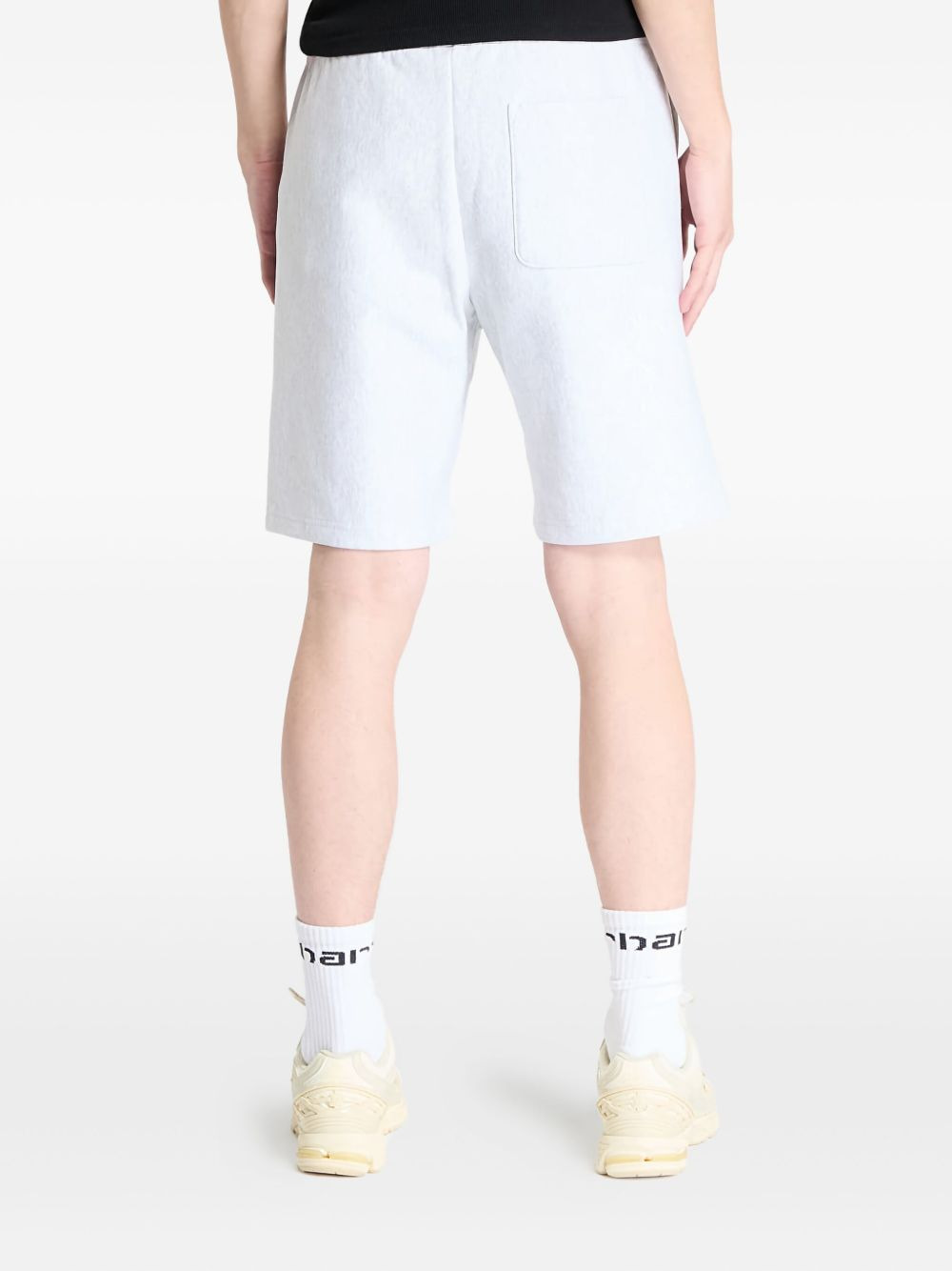 script-logo sweat shorts - 3
