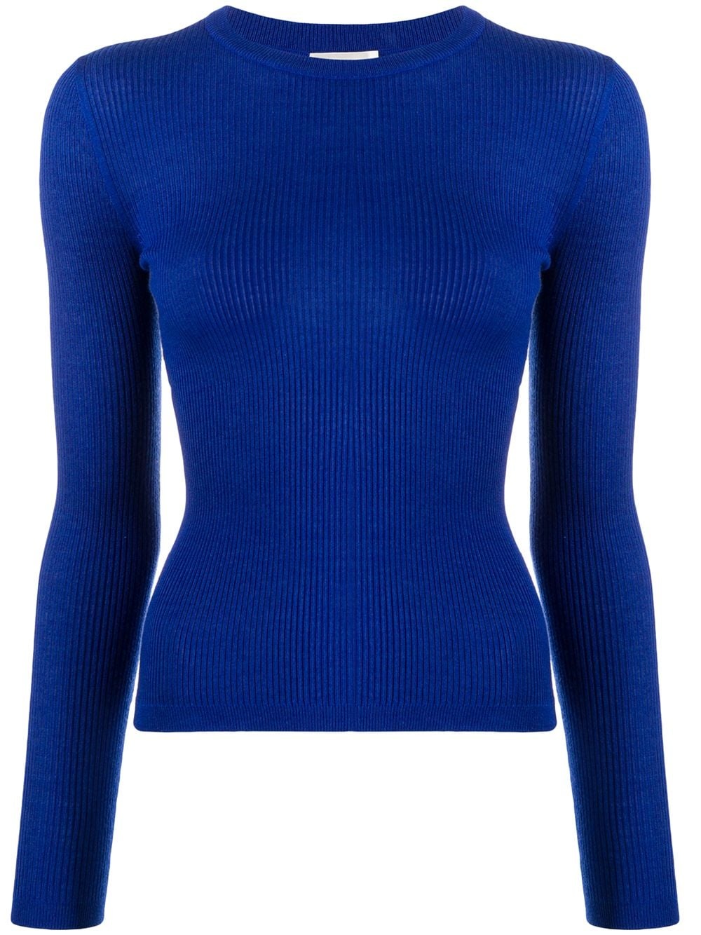 round neck ribbed jumper - 1