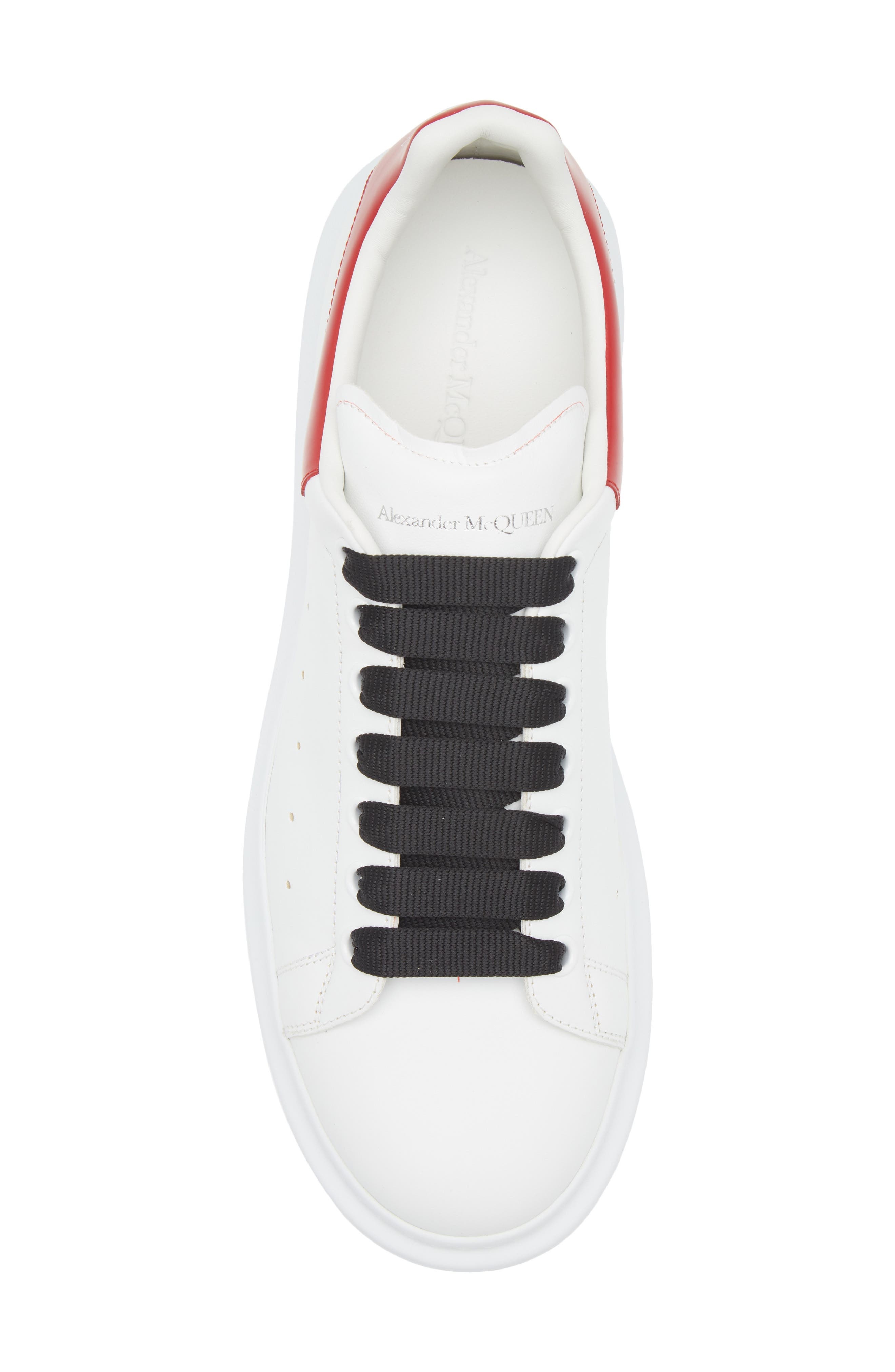 McQueen Oversize Sneaker in Off White/Chilli at Nordstrom - 5
