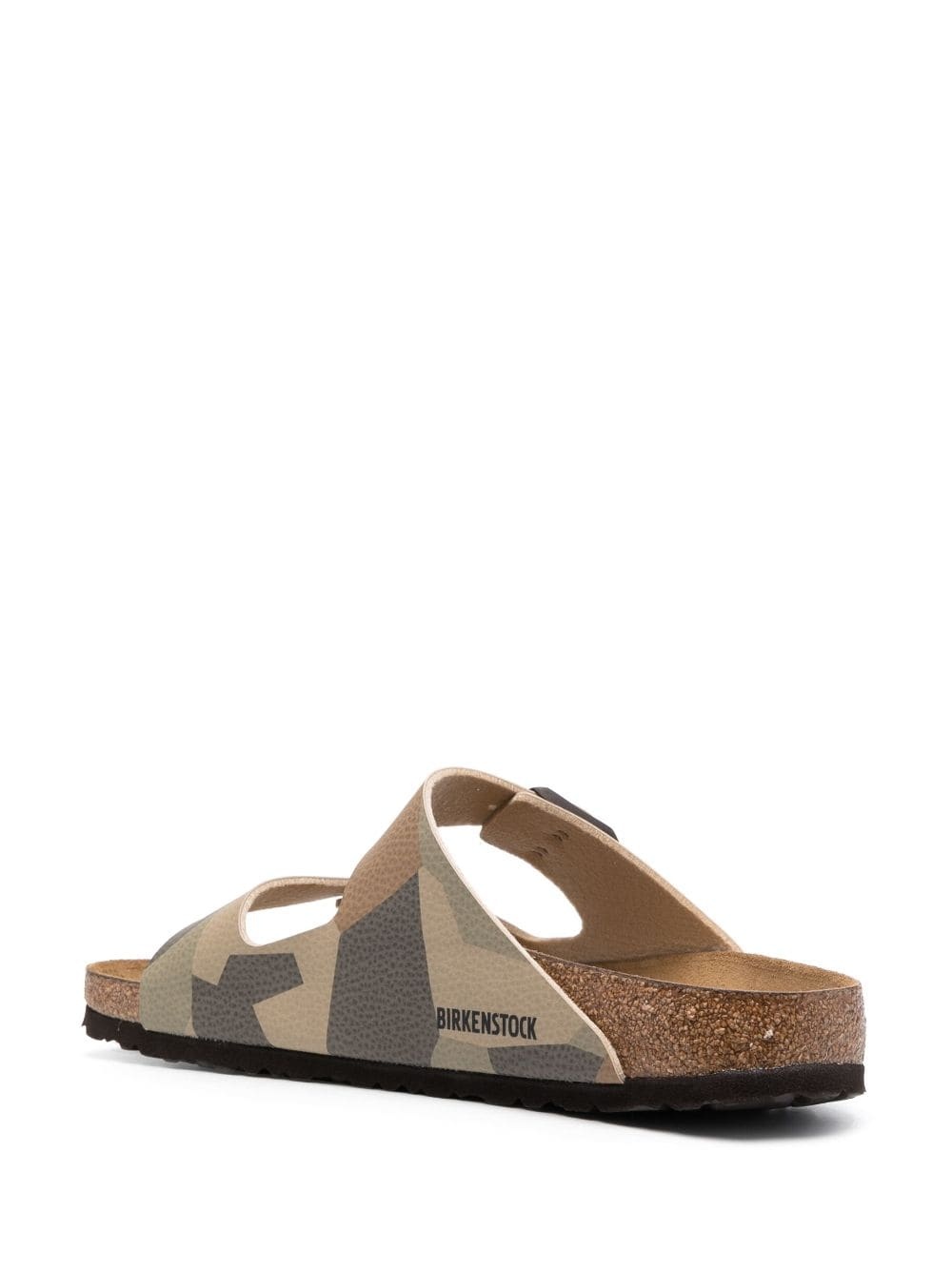 abstract-print slip-on sandals - 3