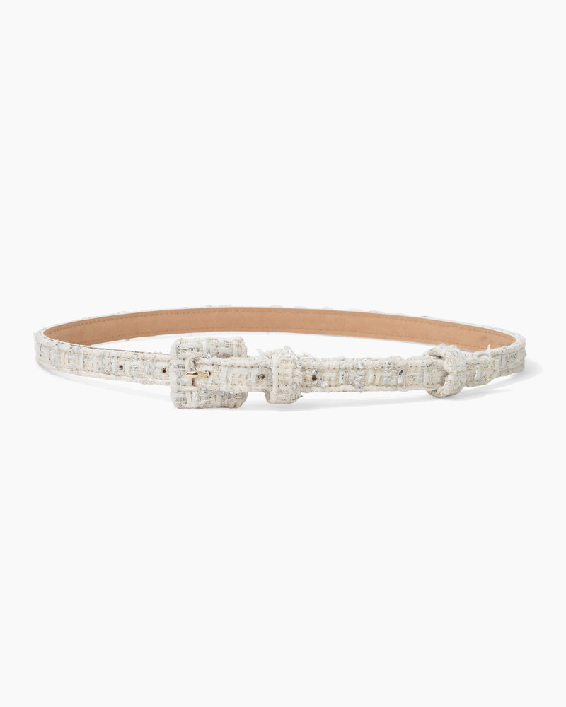 Tweed Skinny Belt 1