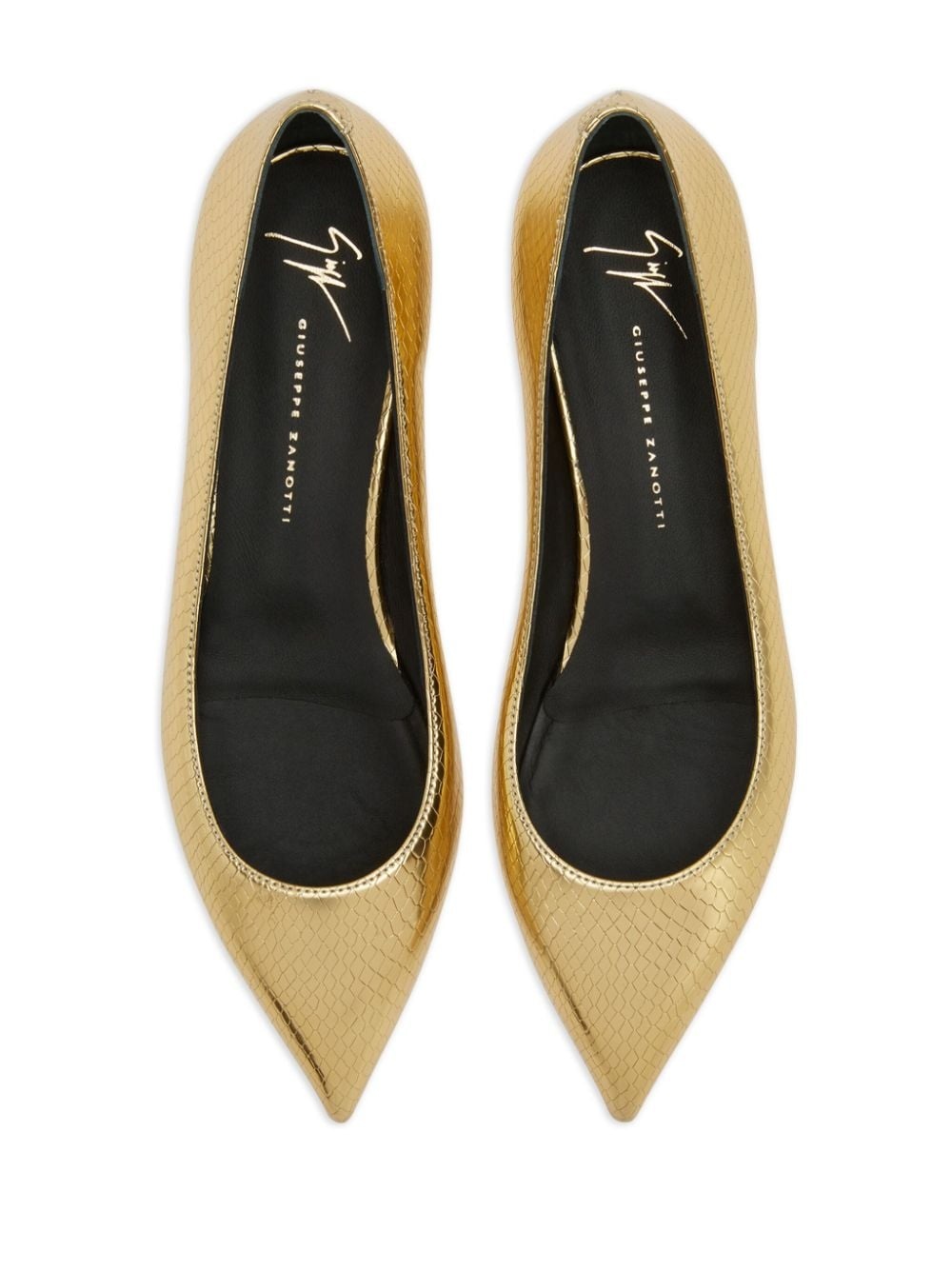 Dhalia leather ballerina shoes - 4