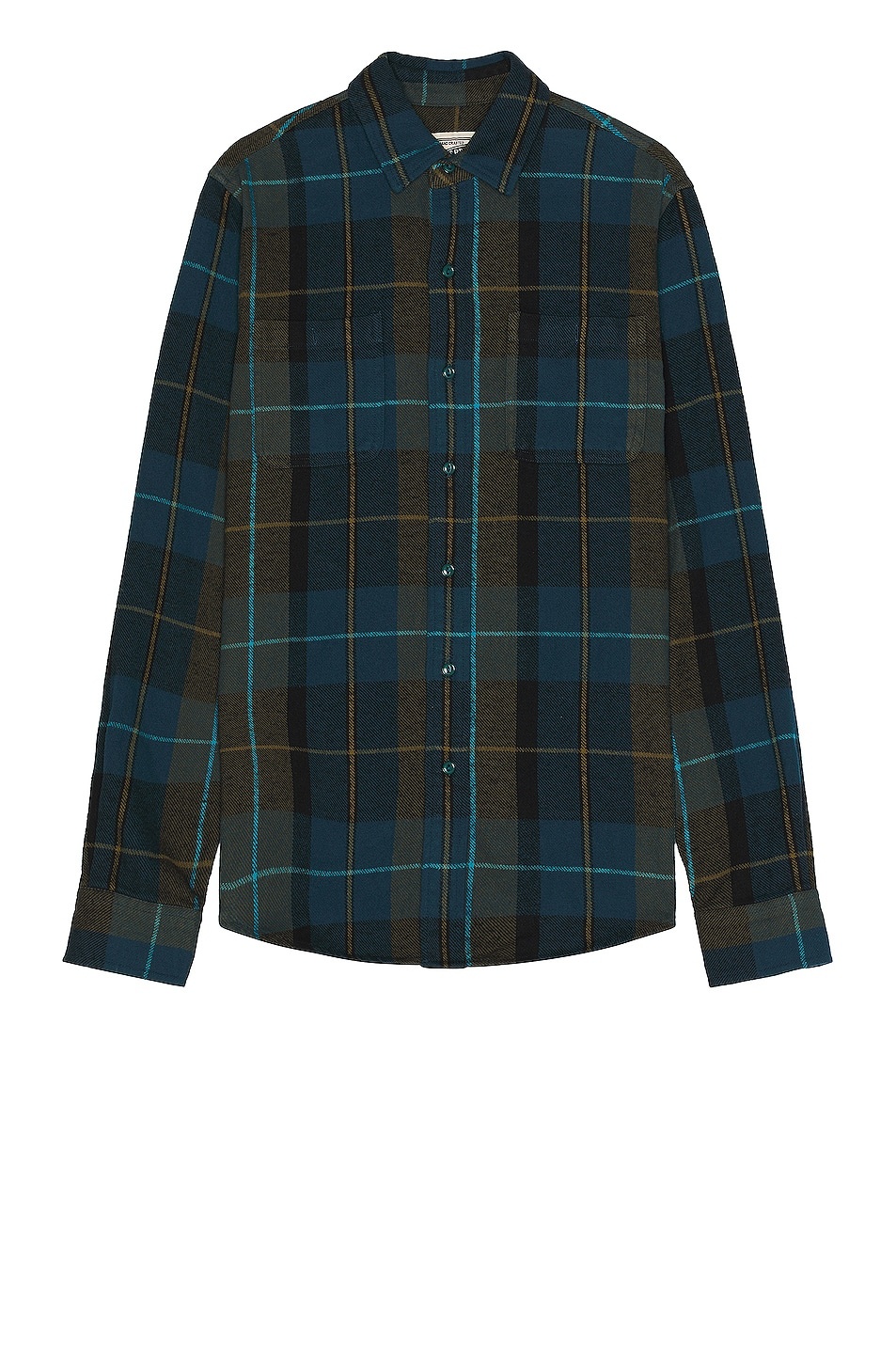 Plaid Cotton Flannel Shirt - 1