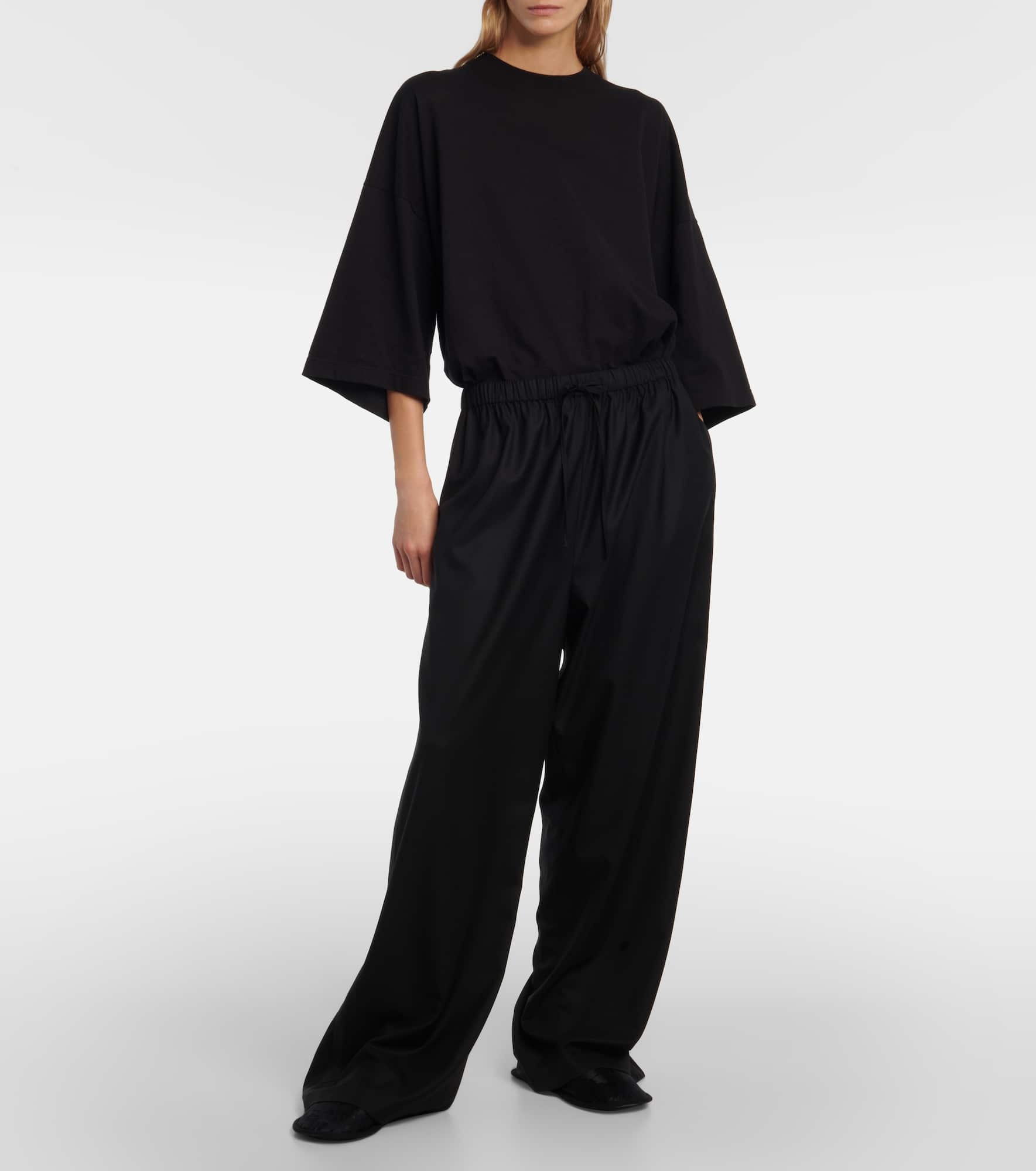 Hubert wool wide-leg pants - 2