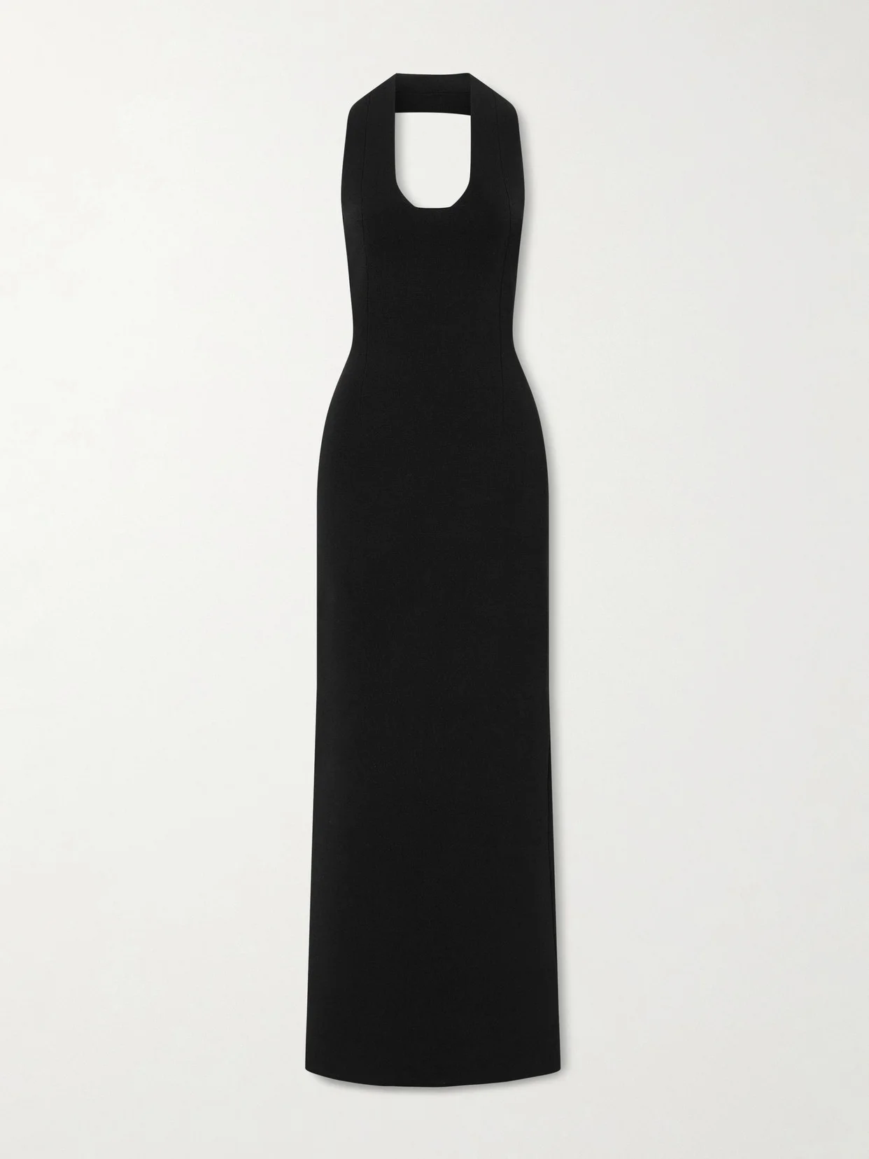 Mahi Knitted Halterneck Maxi Dress - 1