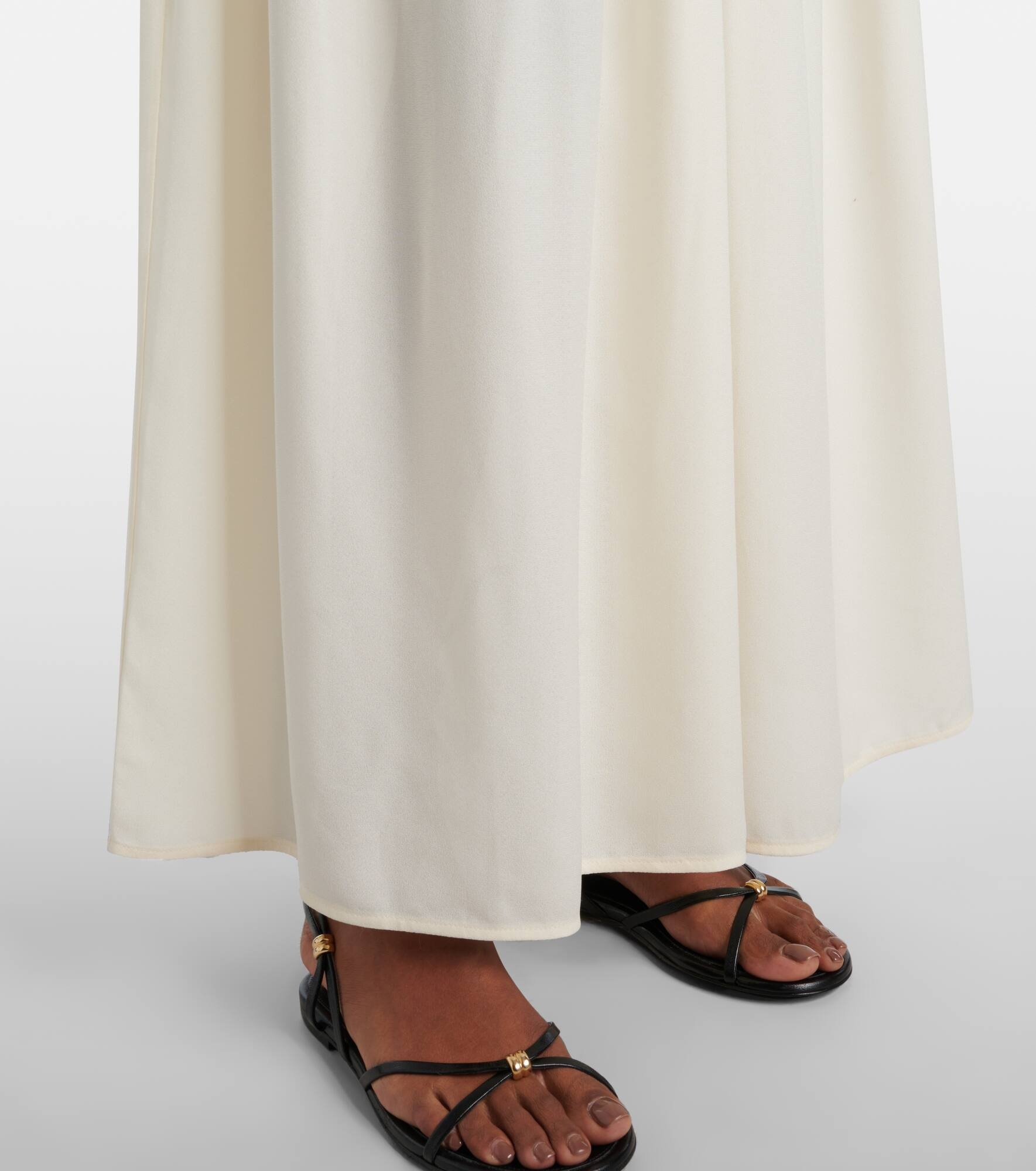 Tala halterneck georgette maxi dress - 6