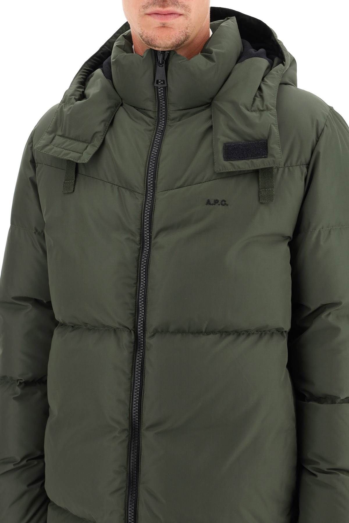 JEREMY LONG RIPSTOP DOWN JACKET - 5