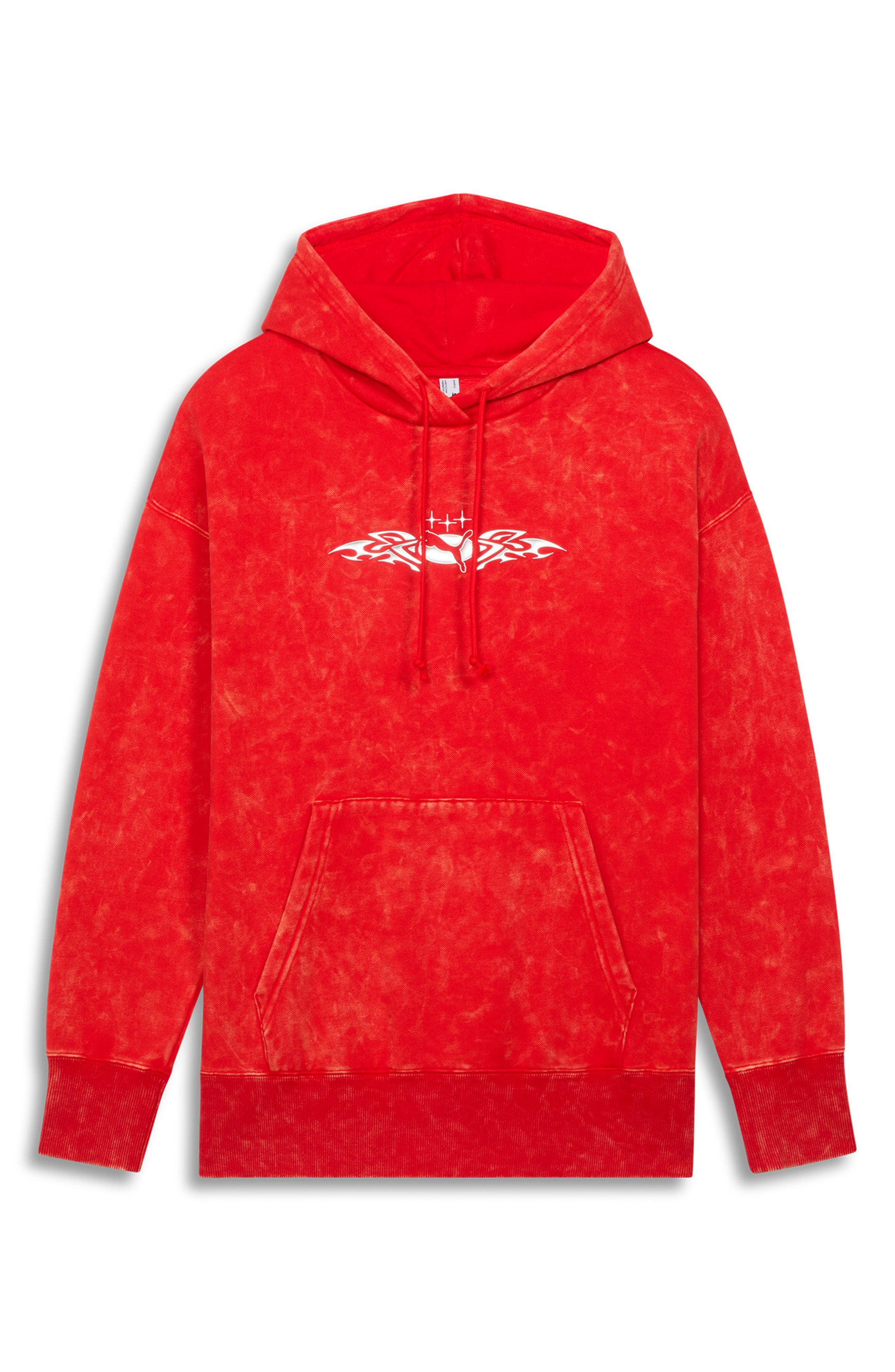 PUMA Street X Relaxed Graphic Hoodie in For All Time Red at Nordstrom - 5