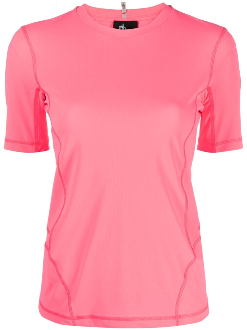 embossed-logo T-shirt - 1