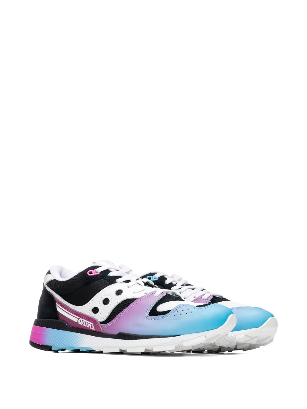 x Acribik 'Tech Noir' gradient-effect sneakers - 2
