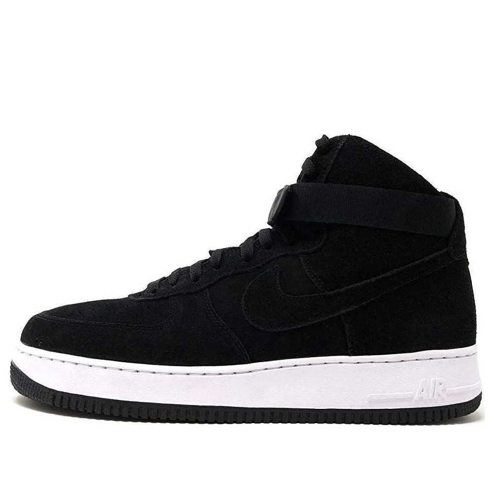 Nike Air Force 1 High '07 'Triple Black Suede White' 315121-038 - 1