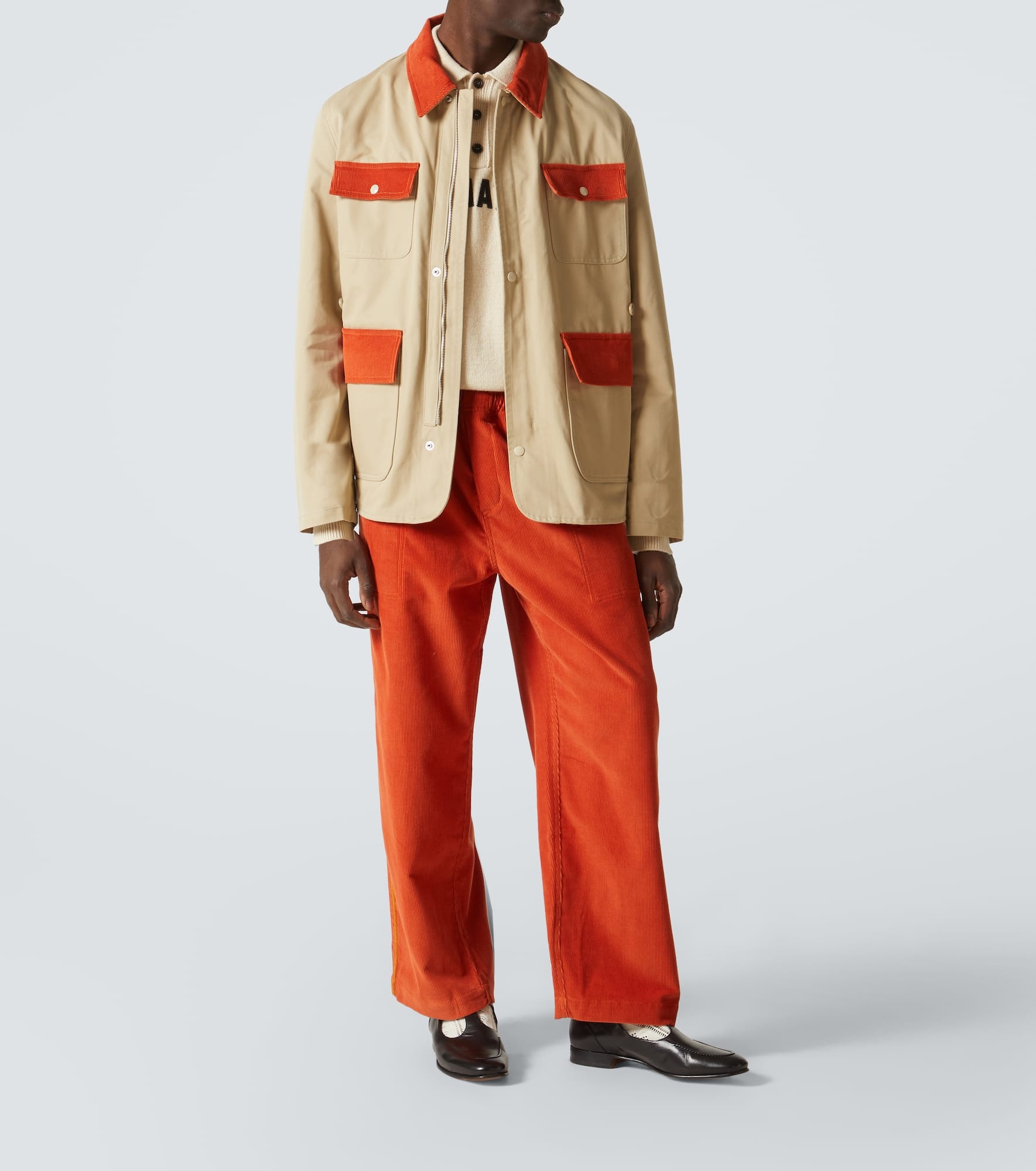 Cotton twill and corduroy jacket - 2