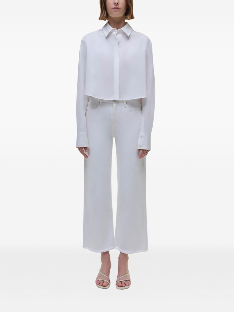 SIMKHAI Renata cropped shirt outlook